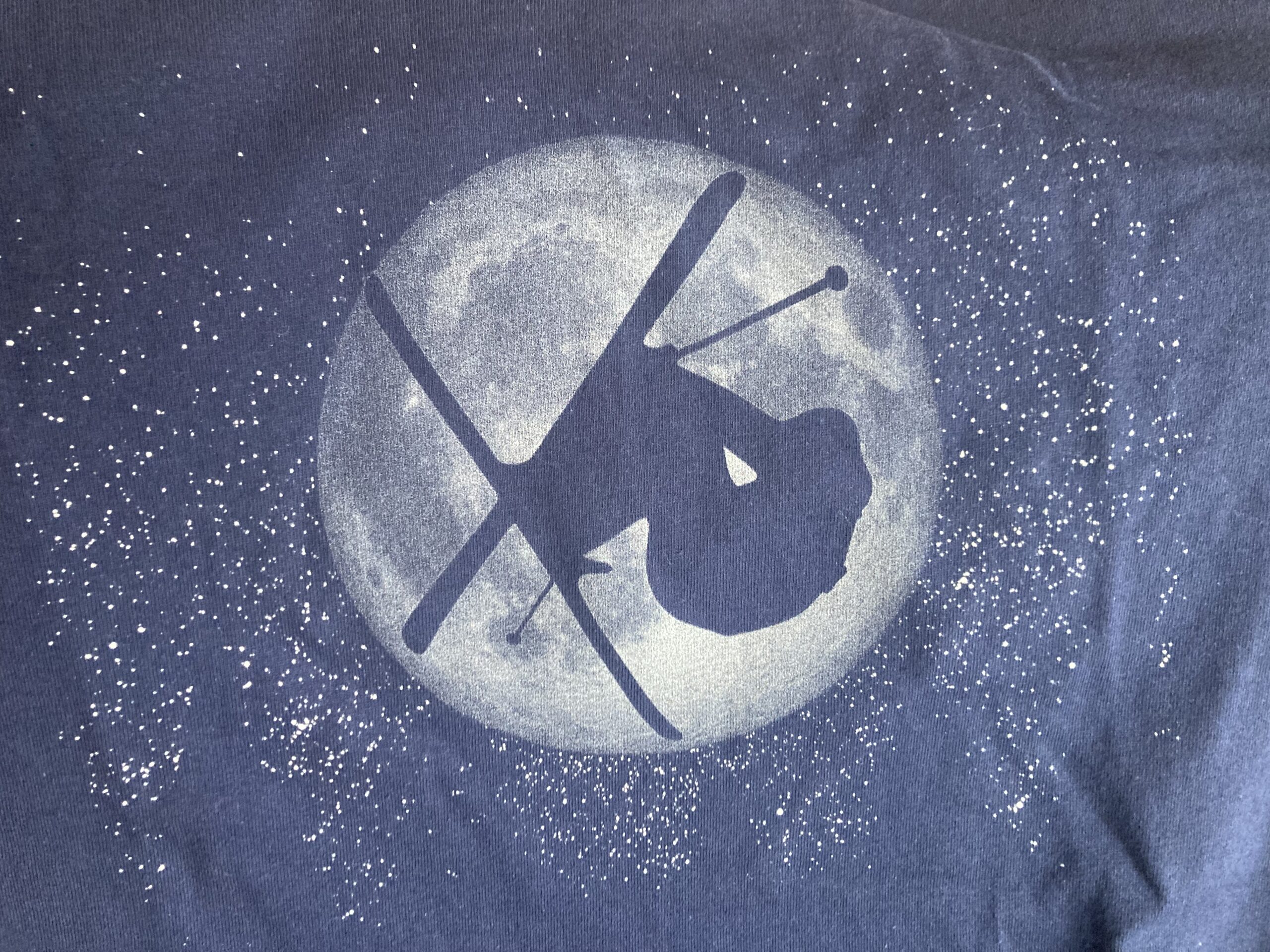 Skier D-Spin Across the Moon - Unisex tee - Image 7