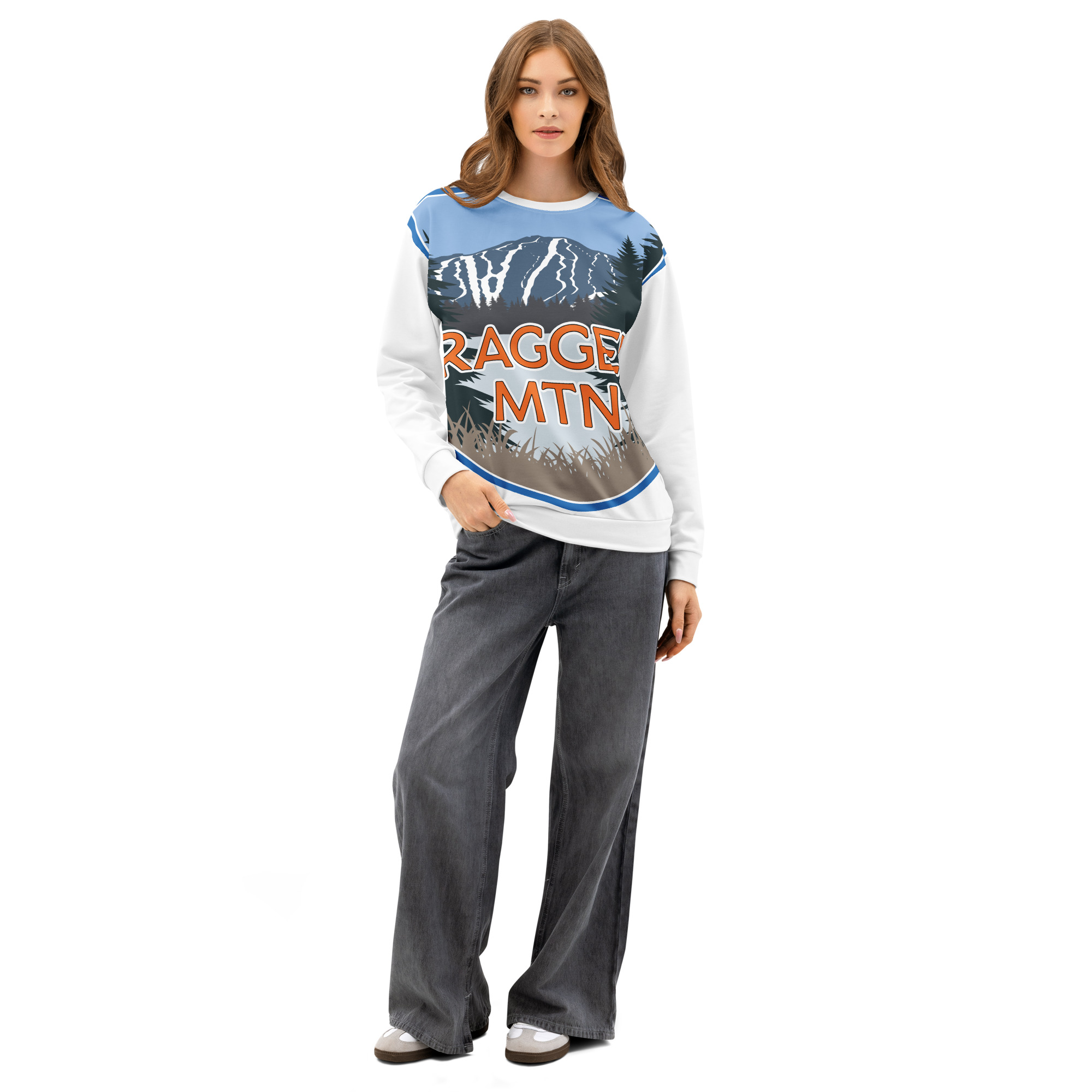 Ragged Mtn Unisex cotton sweatshirt - Image 3