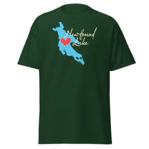 Love Newfound Lake - Gold Script - Unisex tee