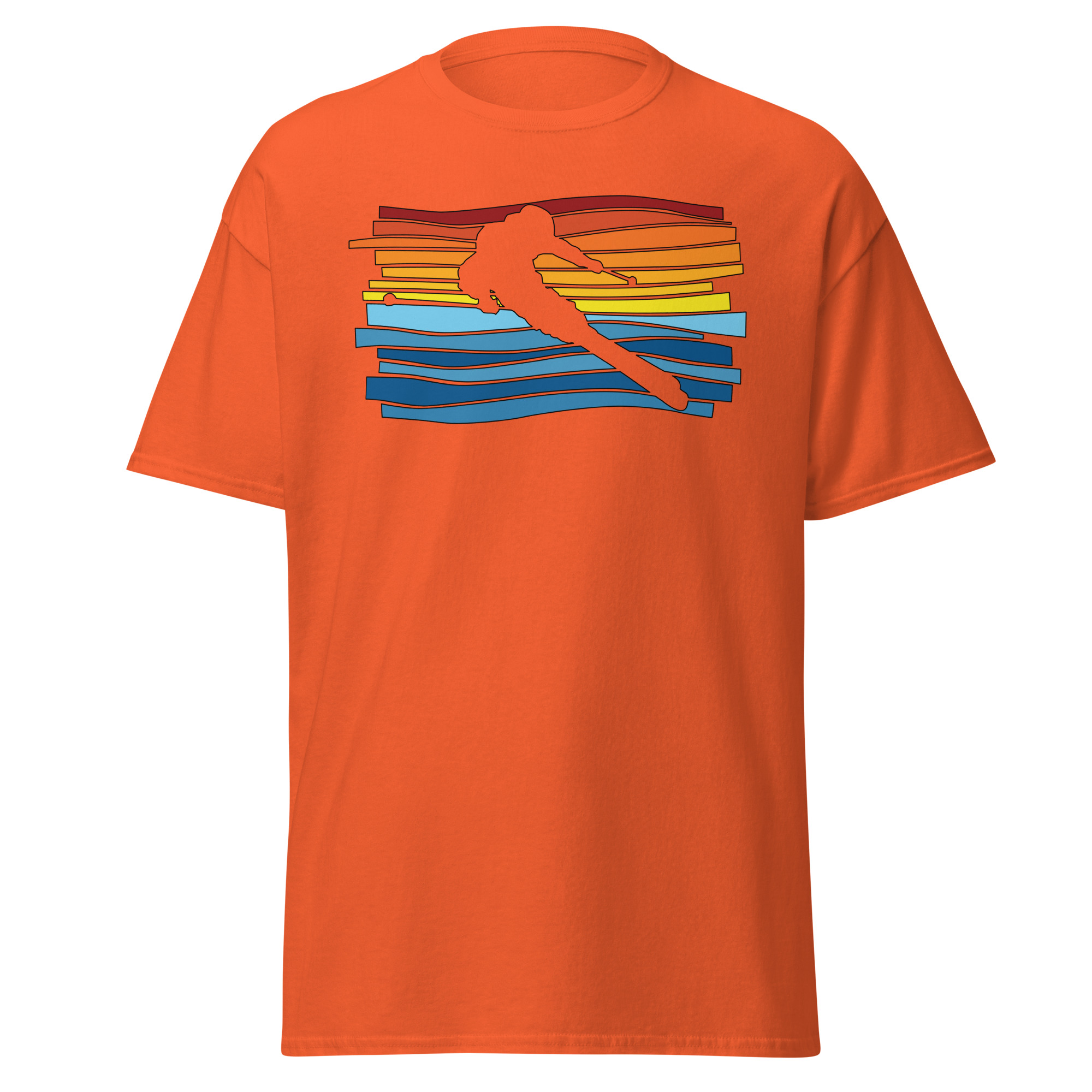 Skier Sunset Strips Unisex classic tee - Image 3