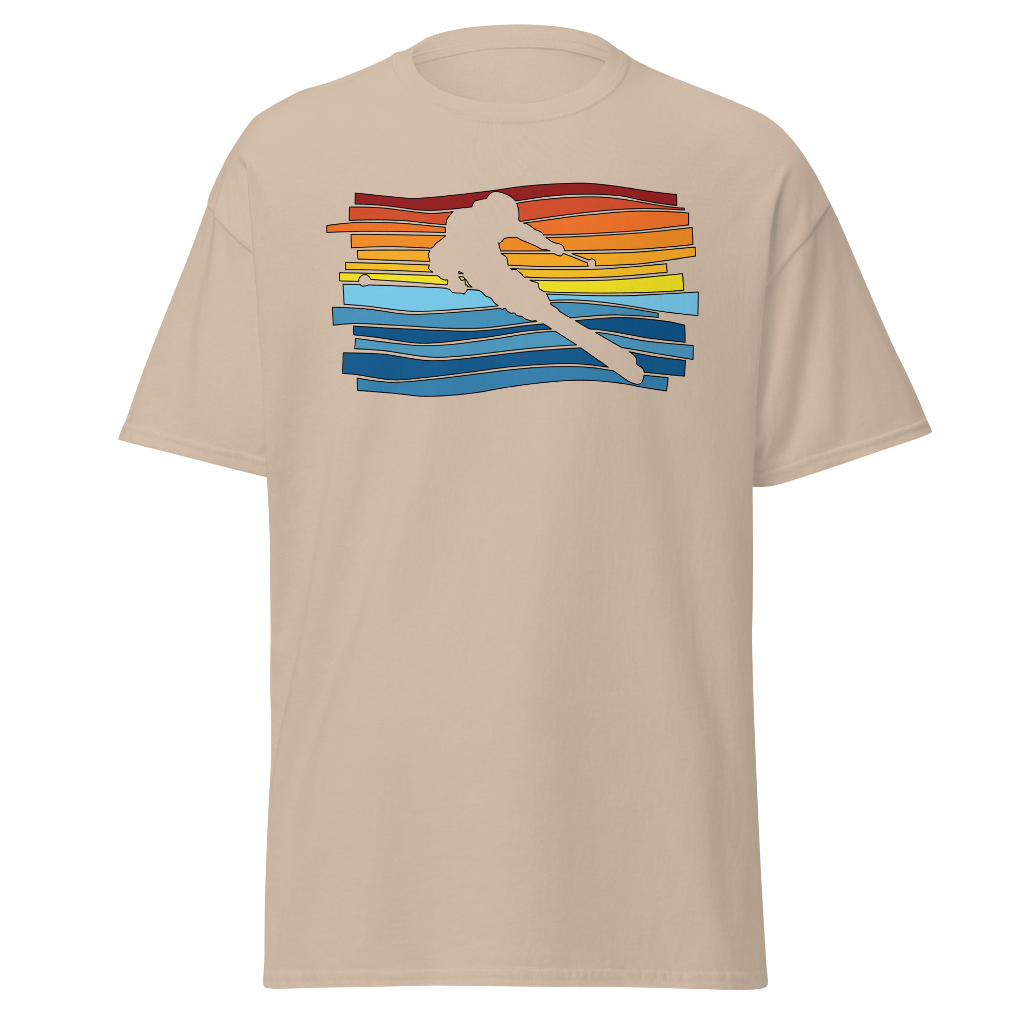 Skier Sunset Strips Unisex classic tee - Image 8