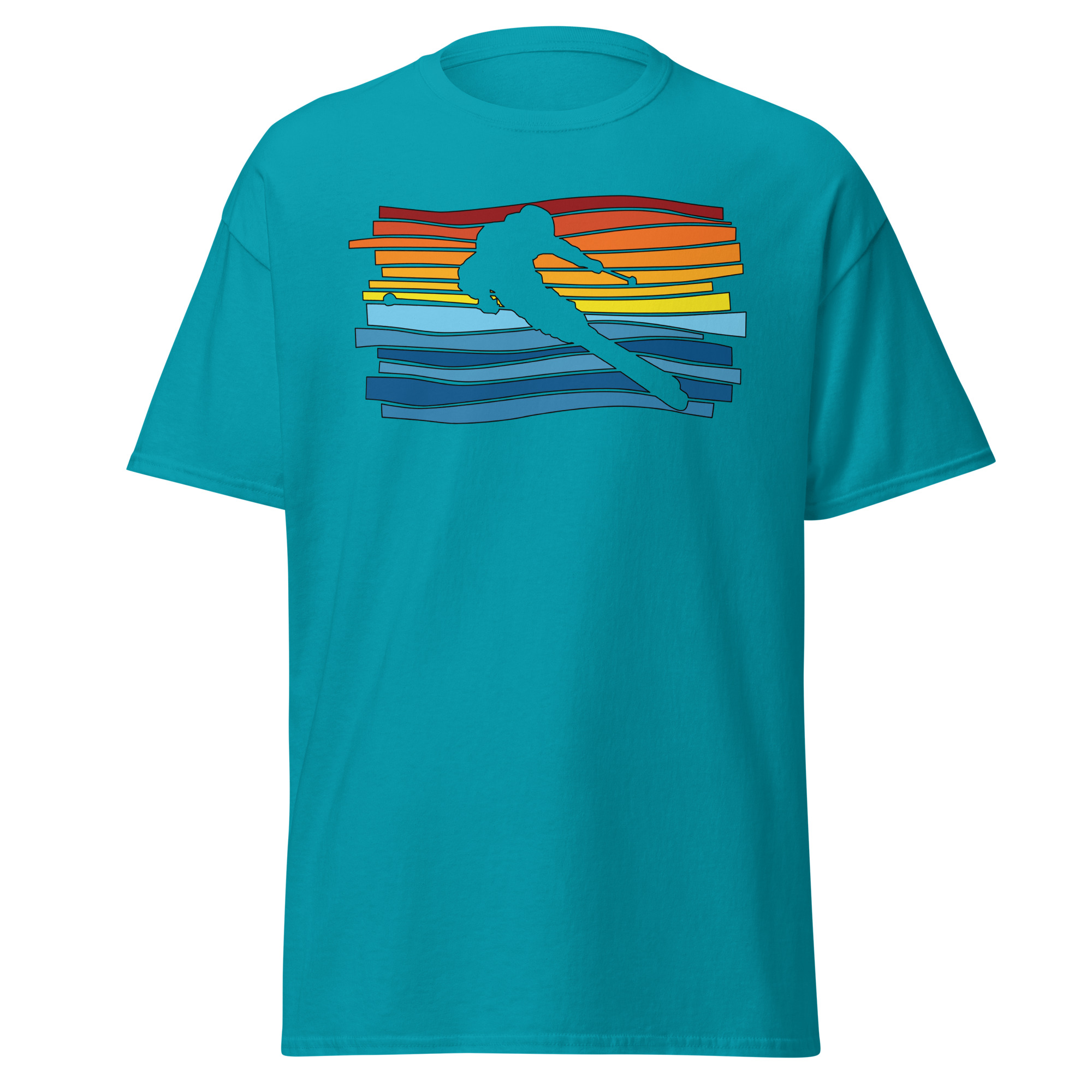 Skier Sunset Strips Unisex classic tee - Image 4