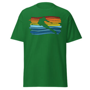 Skier Sunset Strips Unisex classic tee