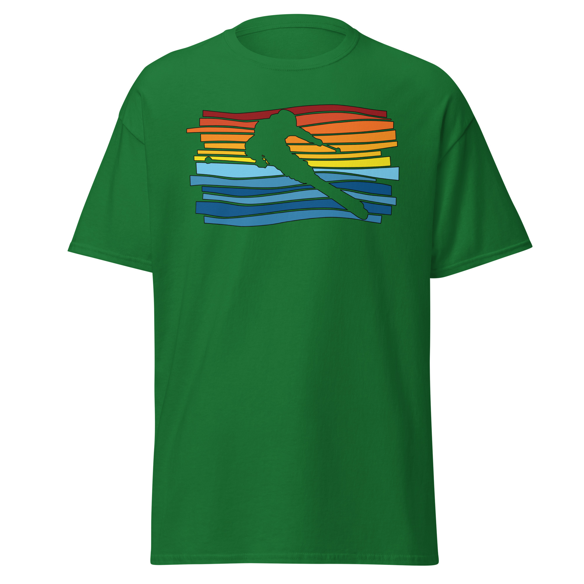 Skier Sunset Strips Unisex classic tee