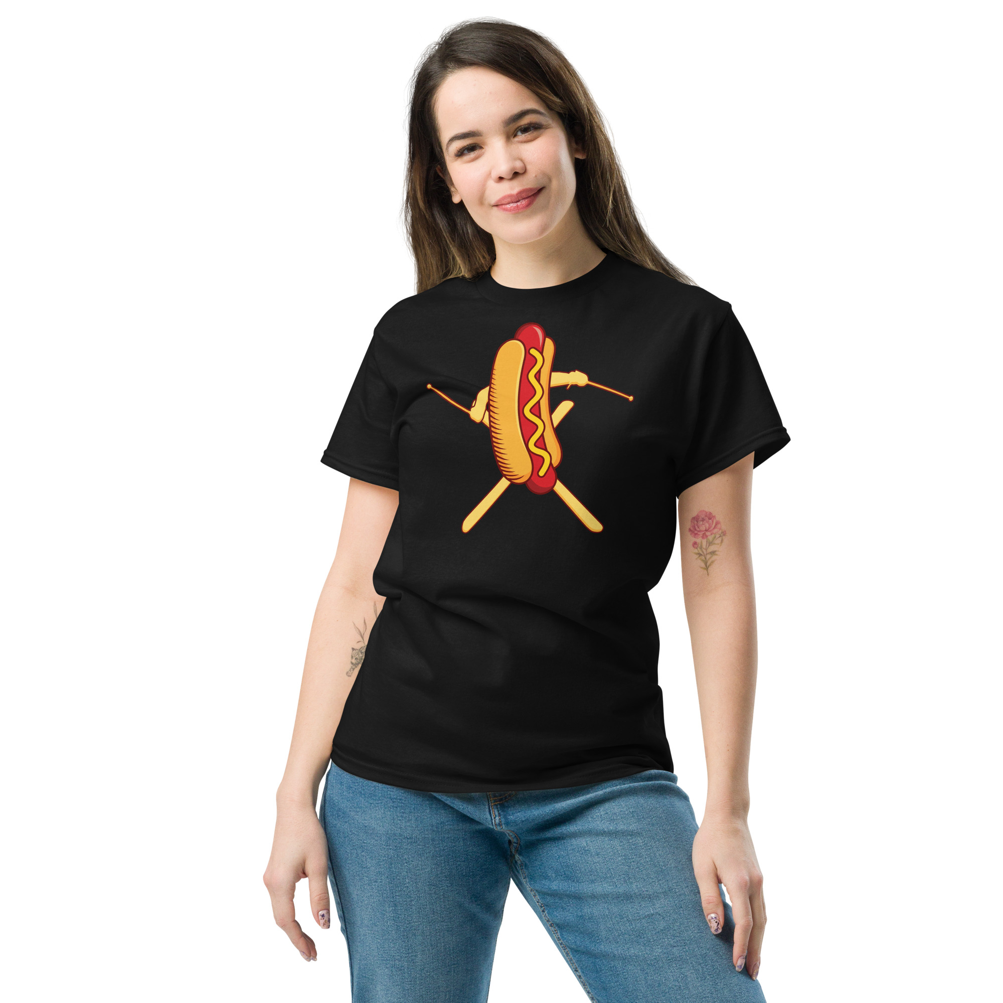 Hot Dawg Iron Cross Unisex classic tee