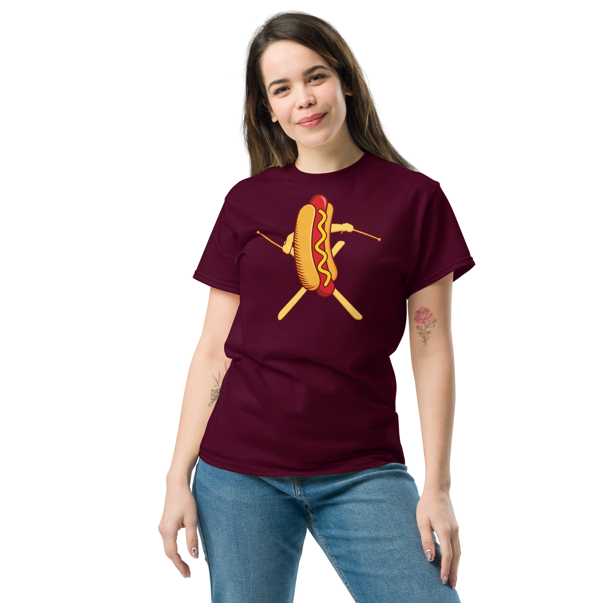 Hot Dawg Iron Cross Unisex classic tee - Image 2