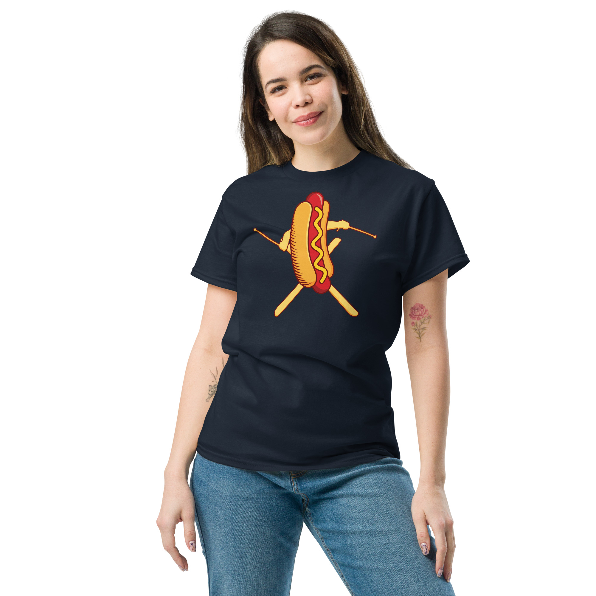 Hot Dawg Iron Cross Unisex classic tee - Image 3