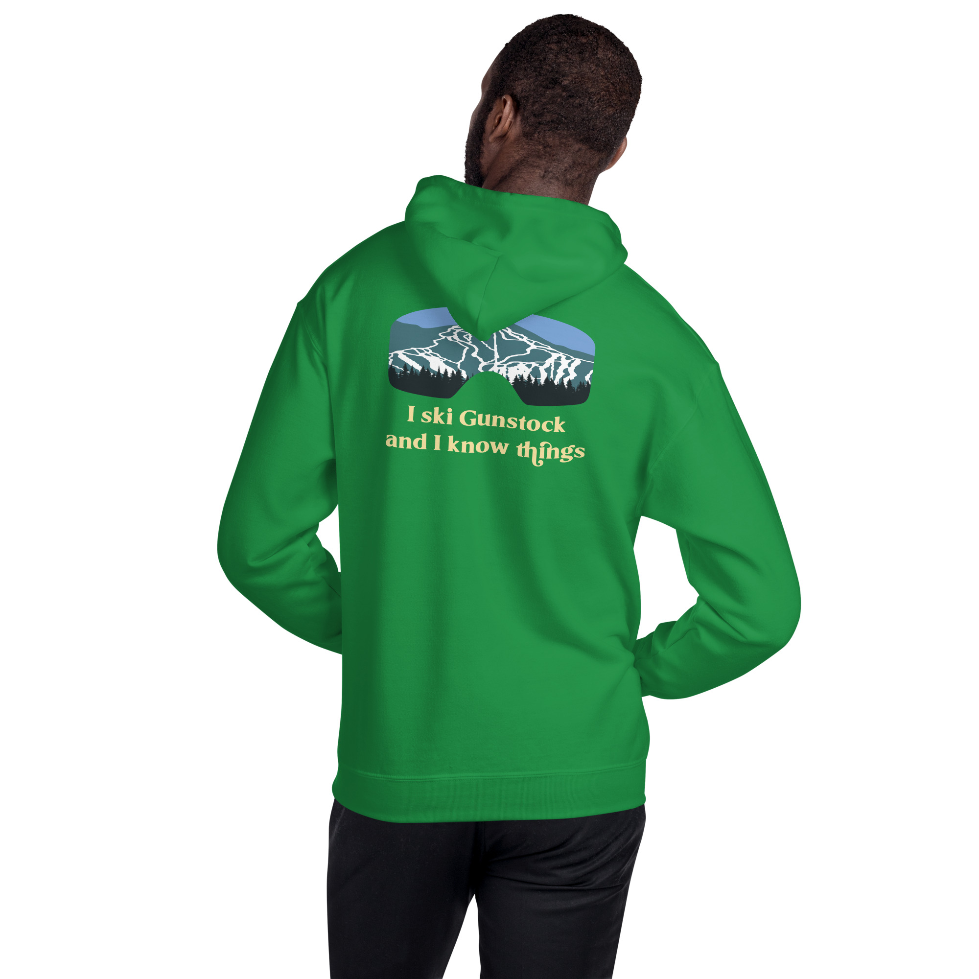 I Ski Gunstock and I Know Things Unisex Hoodie - Image 22