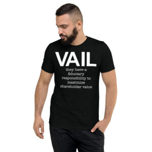 Vail has a Fiduciary Responsibility Short sleeve t-shirt