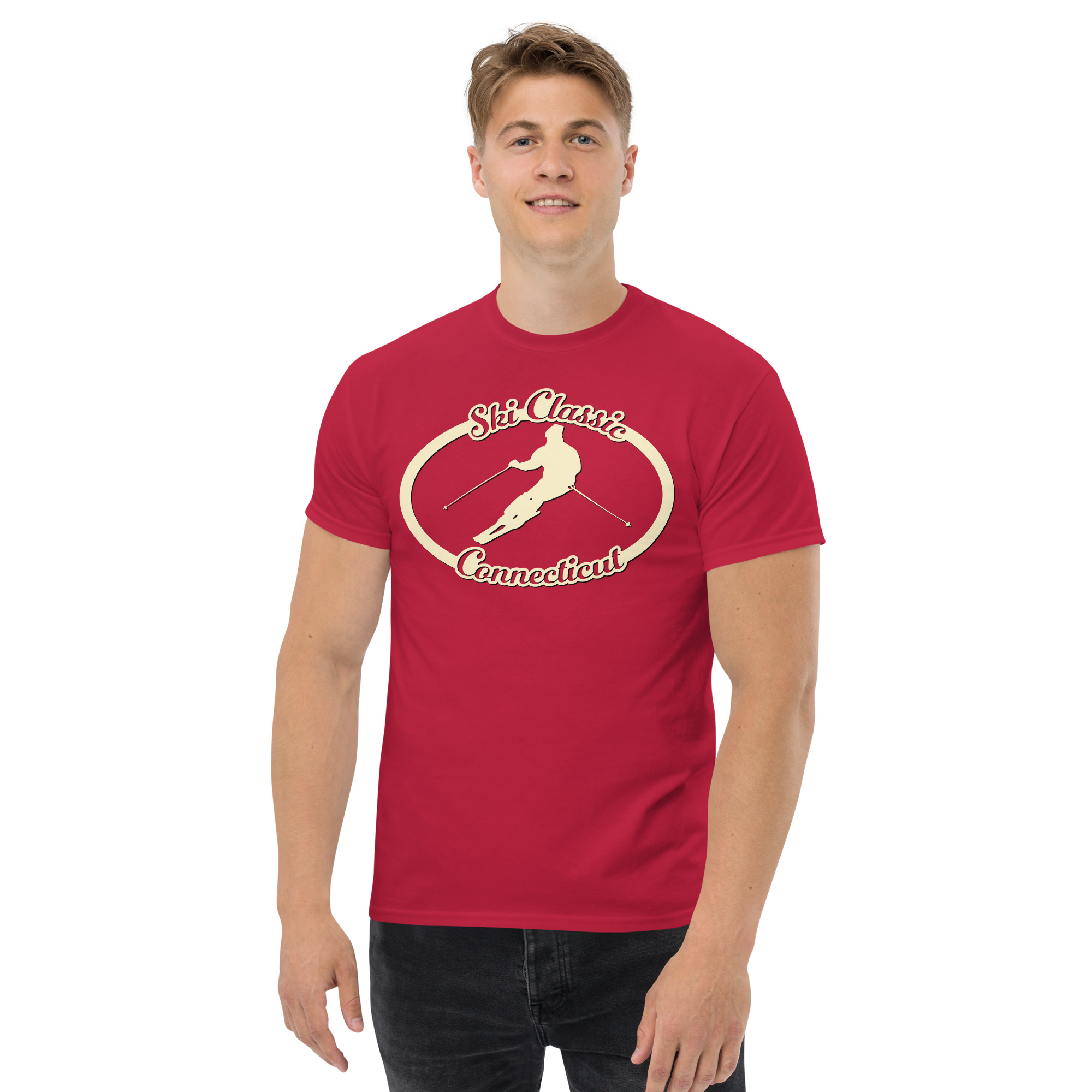 Ski Classic Connecticut Unisex classic tee - Image 7