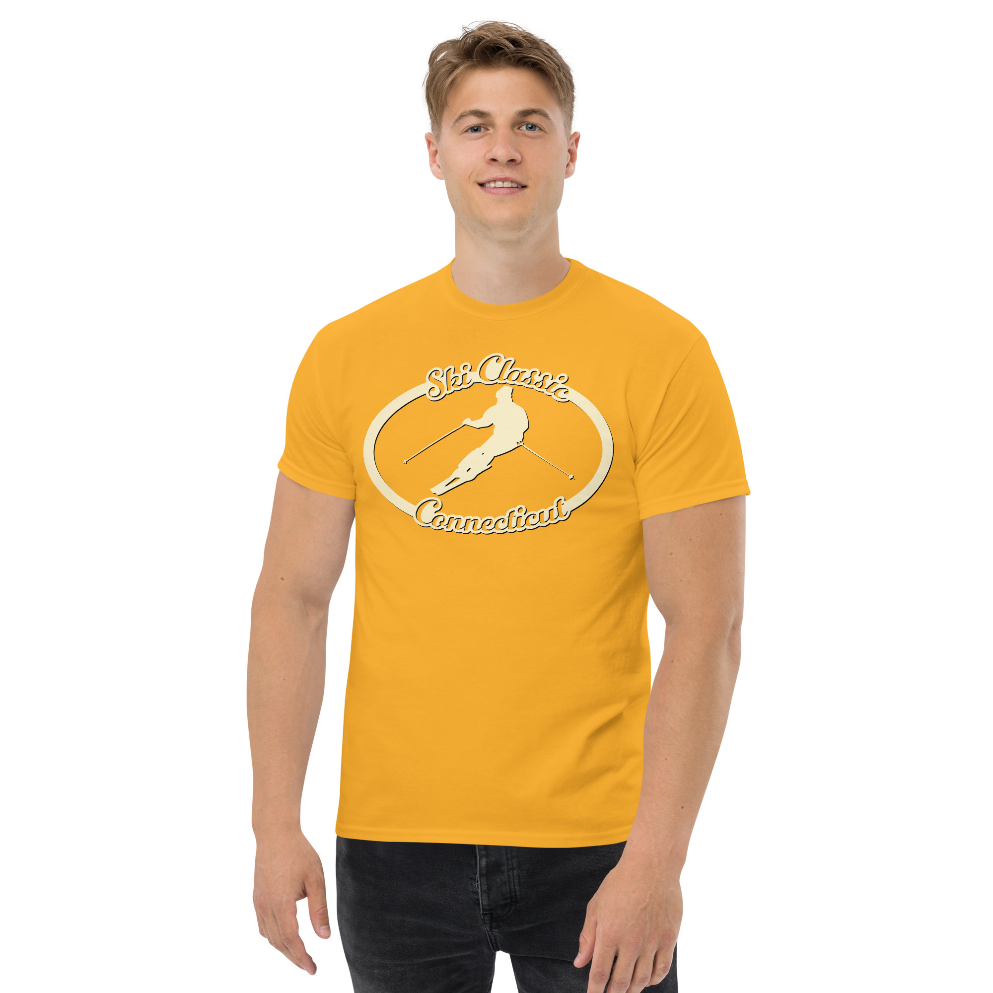 Ski Classic Connecticut Unisex classic tee - Image 11
