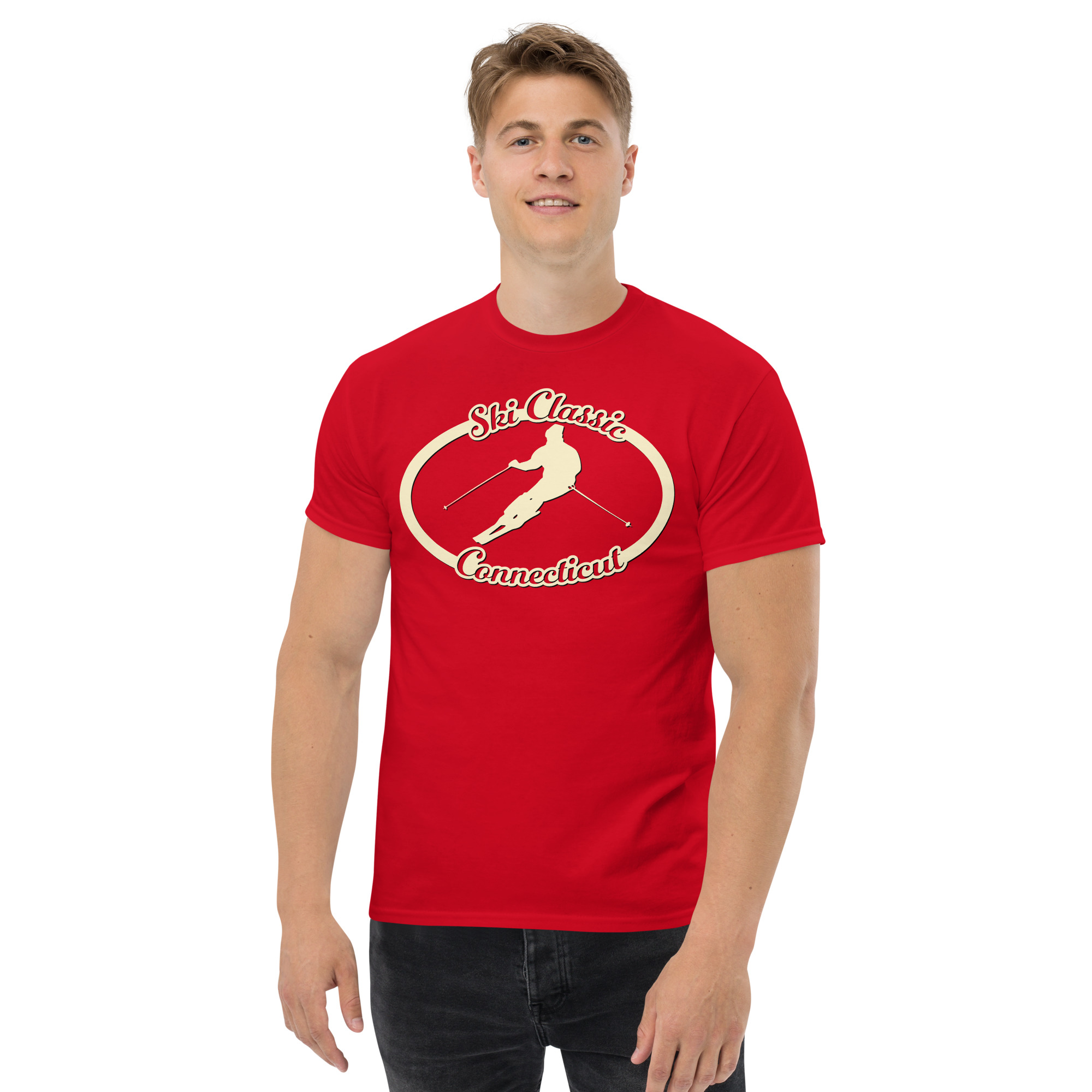 Ski Classic Connecticut Unisex classic tee - Image 5