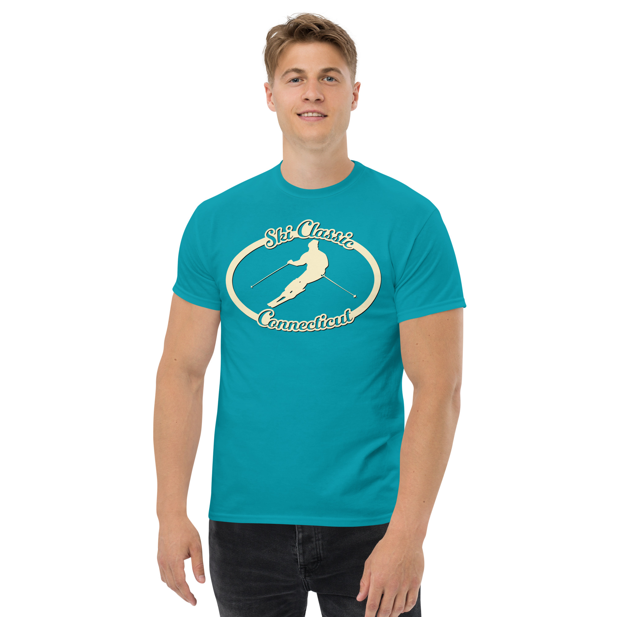 Ski Classic Connecticut Unisex classic tee - Image 10