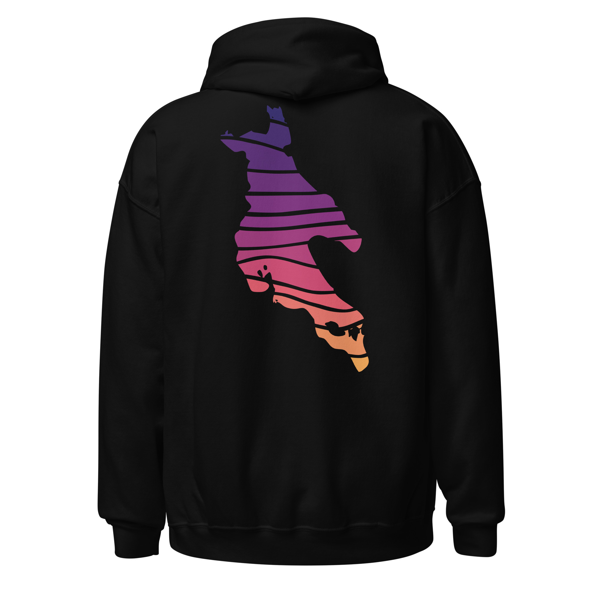 Sunset Strip 2 sided Dark Unisex Hoodies