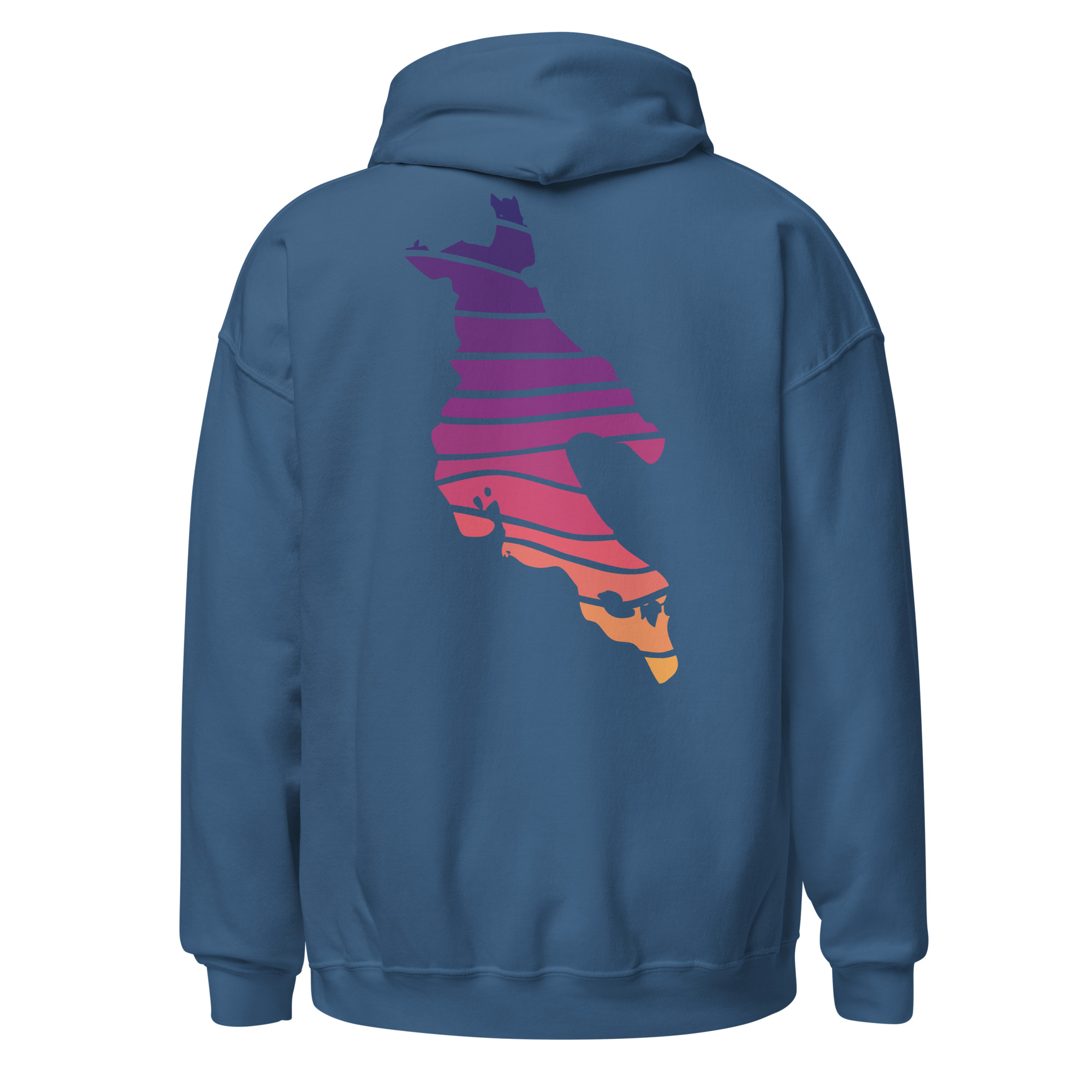Sunset Strip 2 sided Dark Unisex Hoodies - Image 15