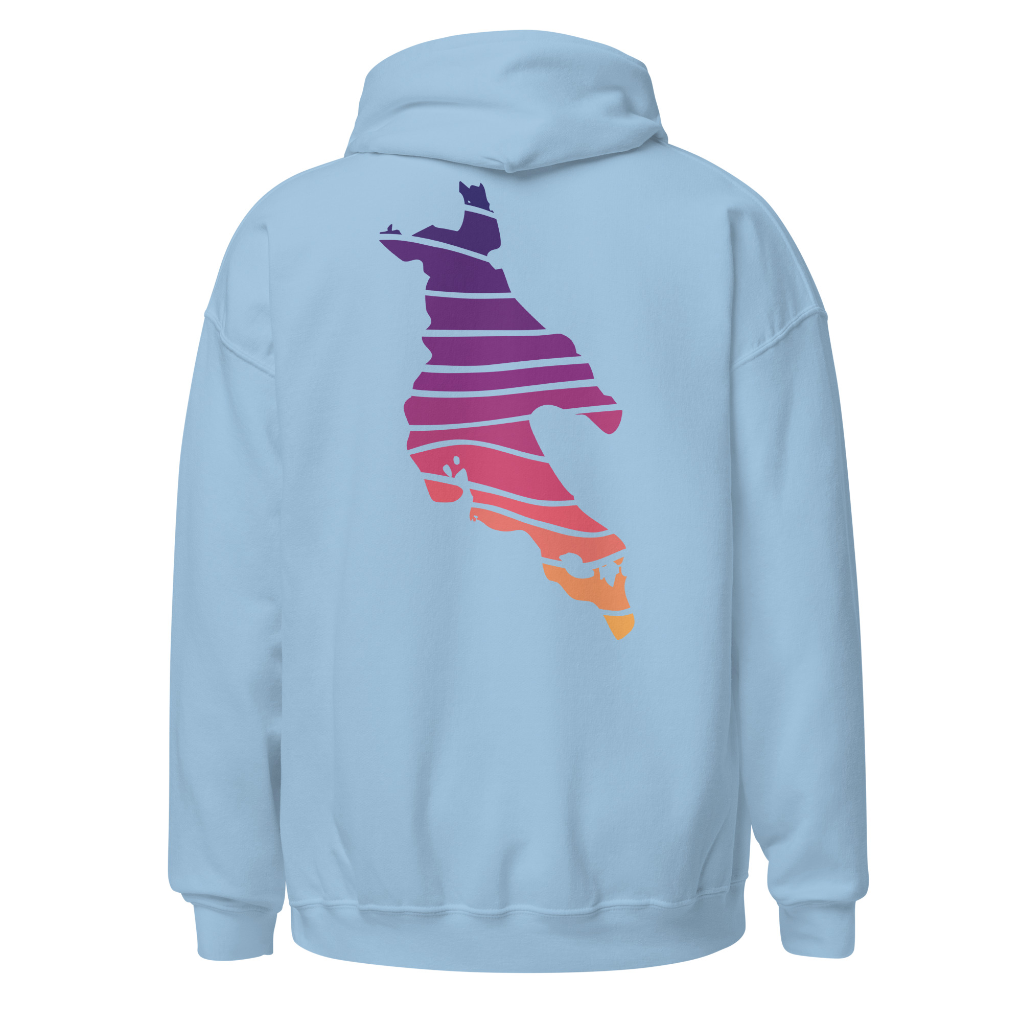 Sunset Strip 2 sided Light Unisex Hoodies - Image 6