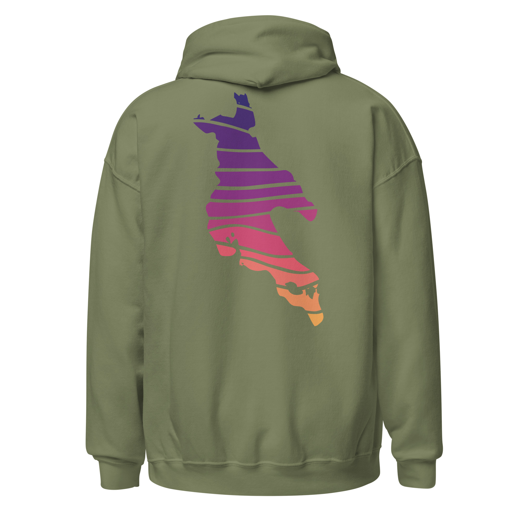 Sunset Strip 2 sided Light Unisex Hoodies - Image 4