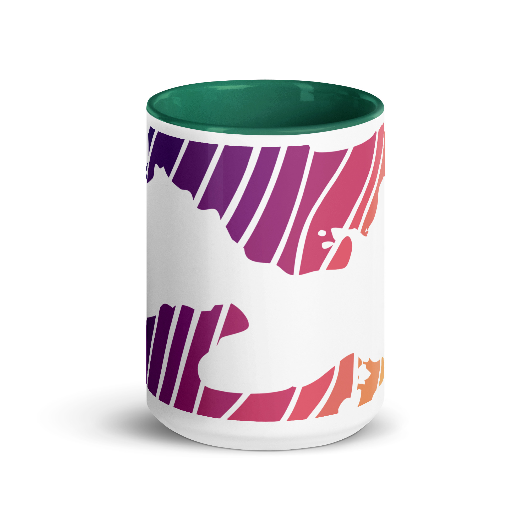 Sunset Strips on Newfound Lake Mug with Color Inside - Image 15