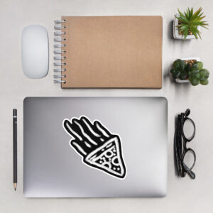 Flying Pizza Die-cut stickers