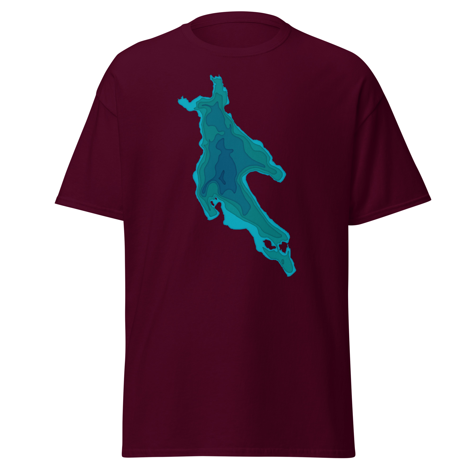 Newfound Lake Depth Unisex classic tee - Image 2