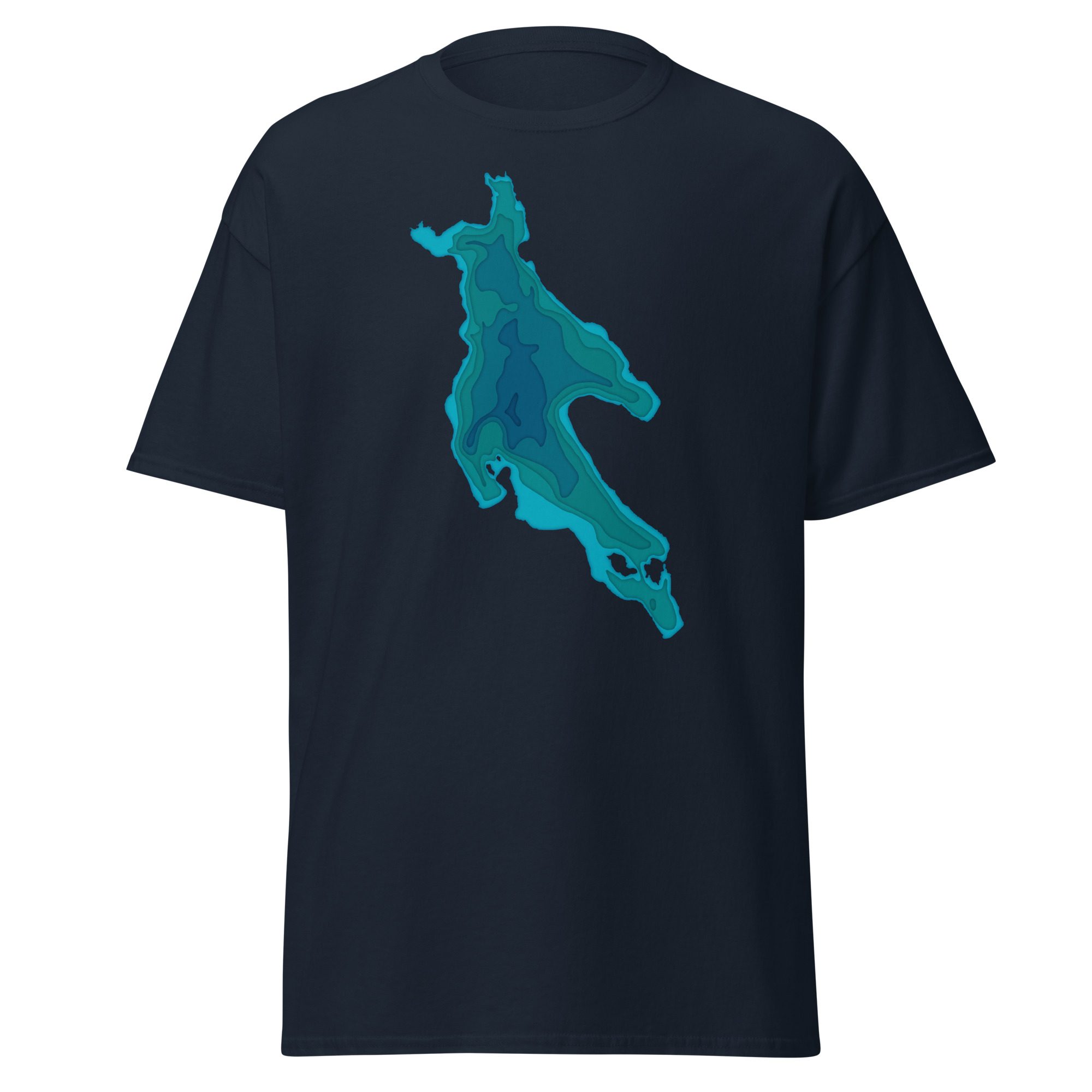 Newfound Lake Depth Unisex classic tee - Image 3