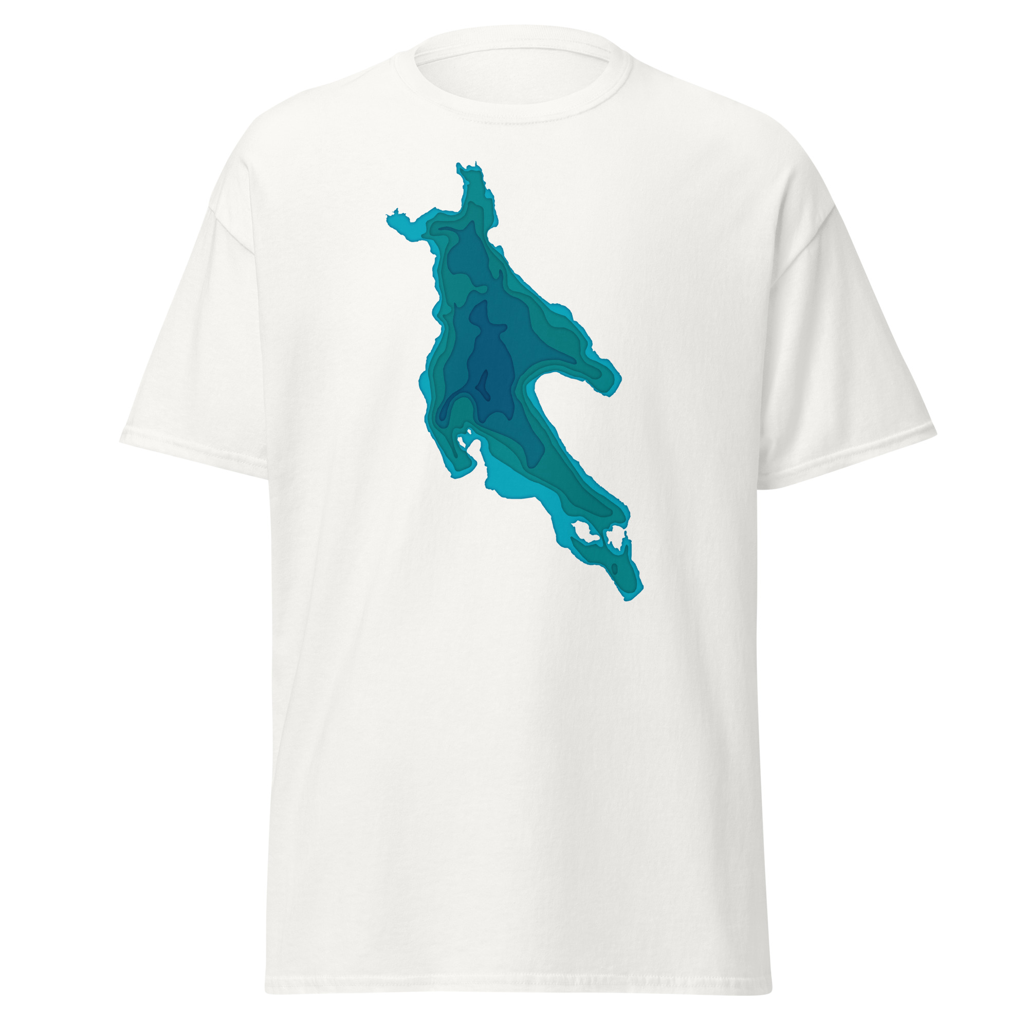 Newfound Lake Depth Unisex classic tee - Image 13