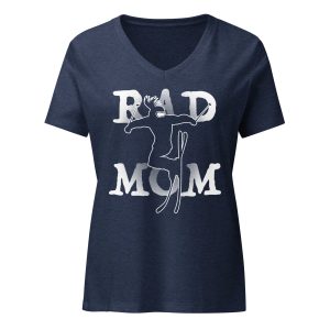Rad Mom relaxed v-neck t-shirt