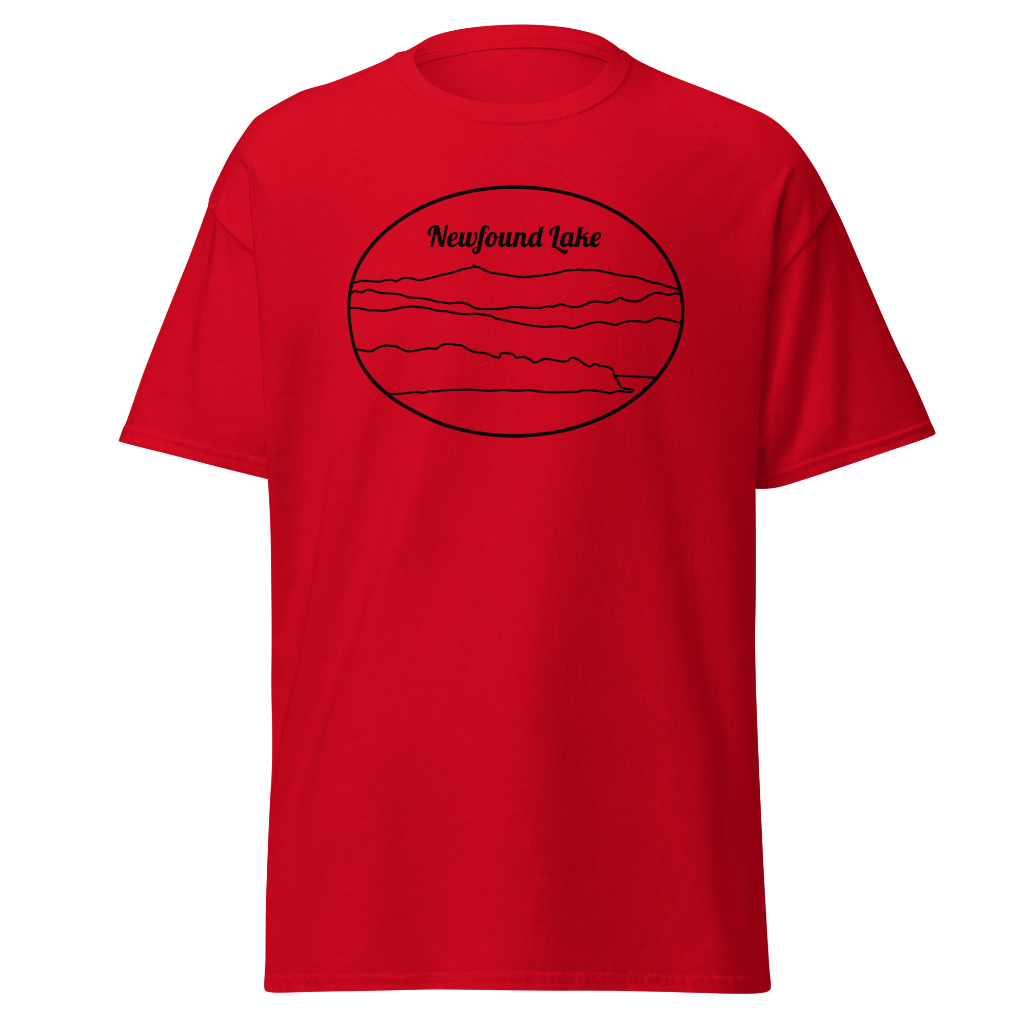 Newfound Black line Unisex classic tee - Image 2