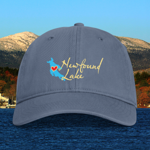 Love Newfound Lake Coastal Washed Cap