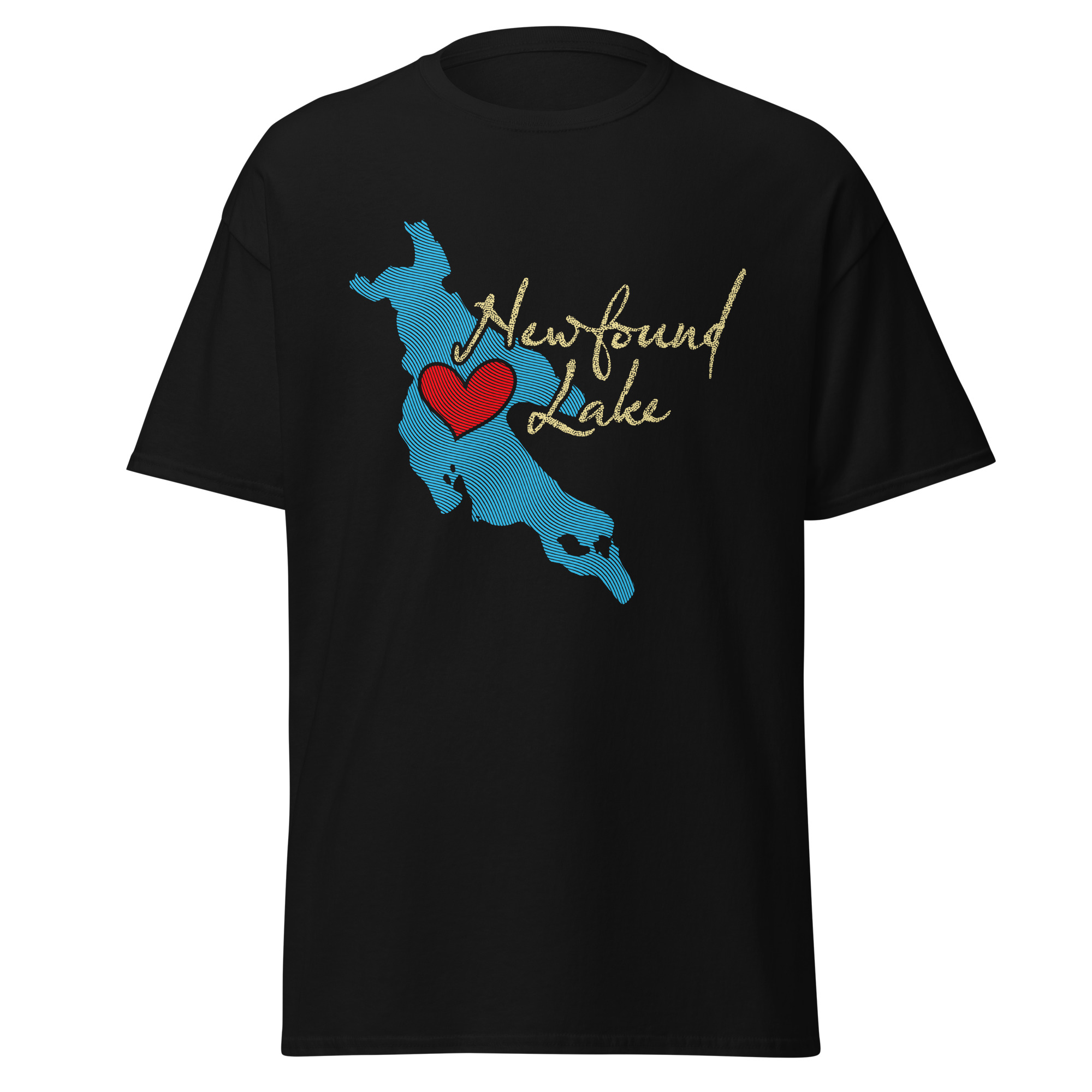Love Newfound Lake Texture Unisex classic tee