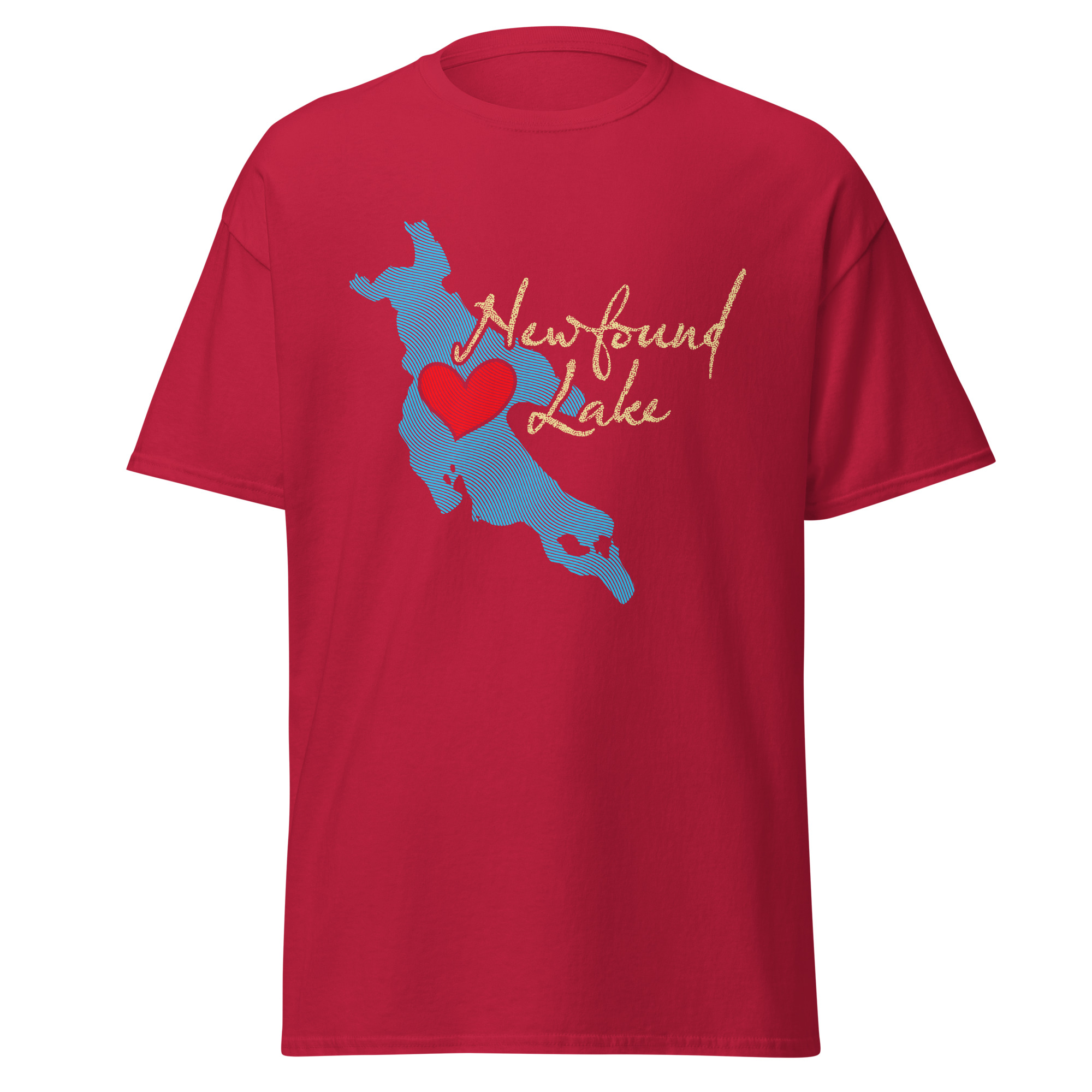 Love Newfound Lake Texture Unisex classic tee - Image 5