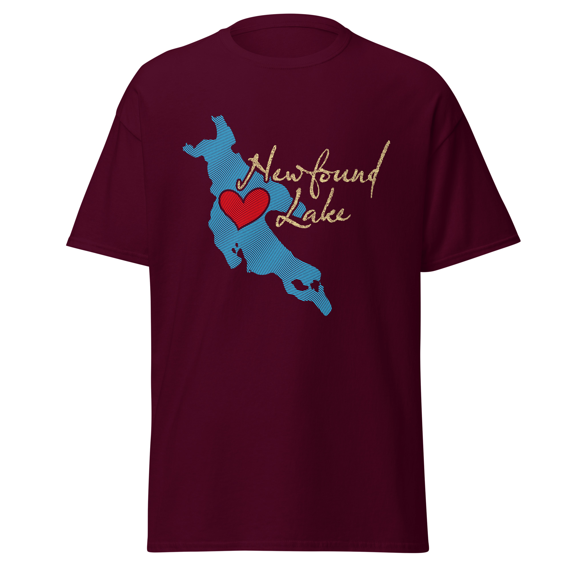 Love Newfound Lake Texture Unisex classic tee - Image 2