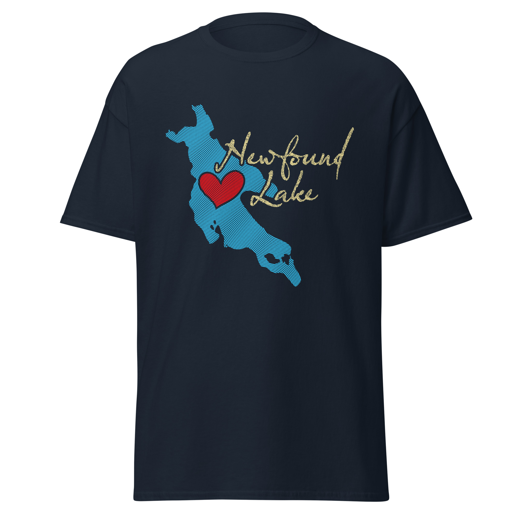 Love Newfound Lake Texture Unisex classic tee - Image 3