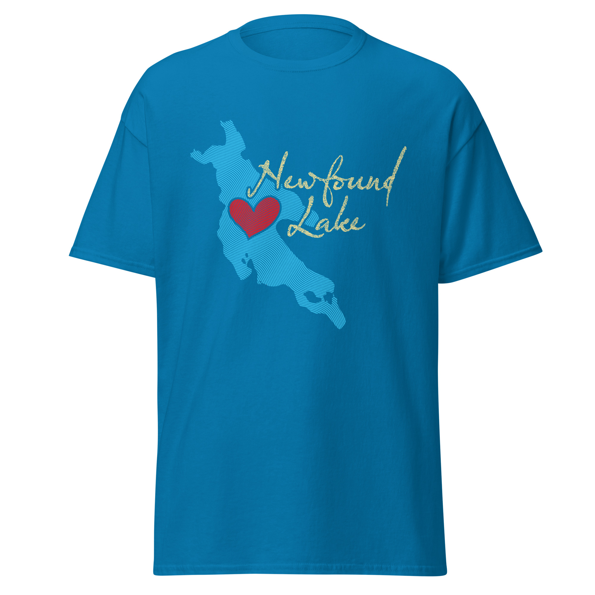 Love Newfound Lake Texture Unisex classic tee - Image 7