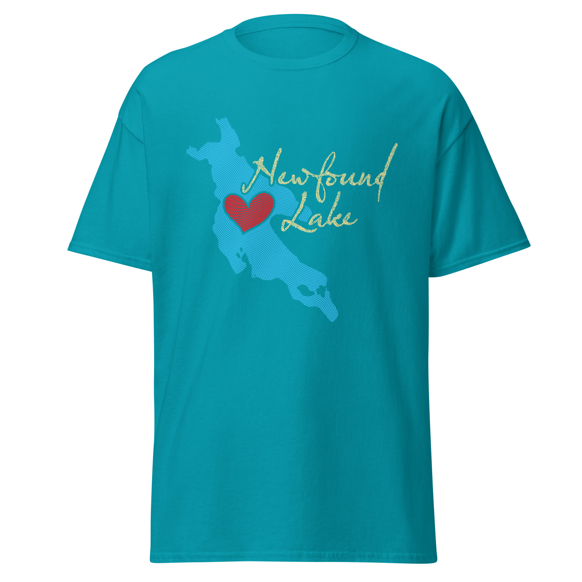 Love Newfound Lake Texture Unisex classic tee - Image 9