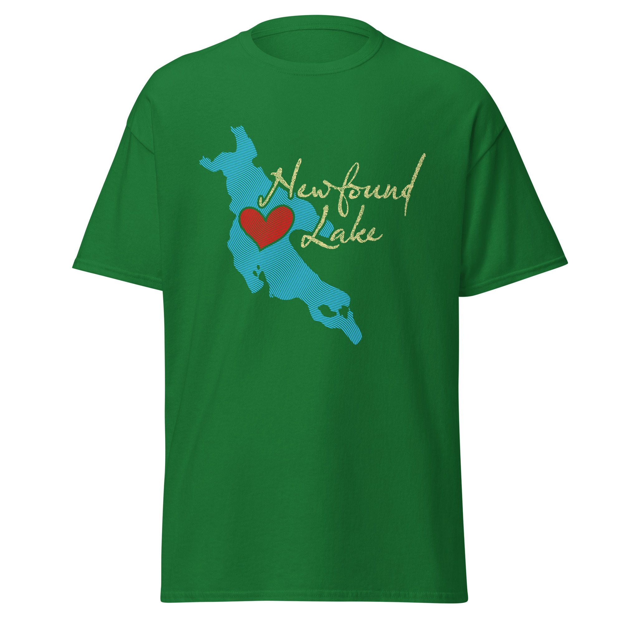 Love Newfound Lake Texture Unisex classic tee - Image 6