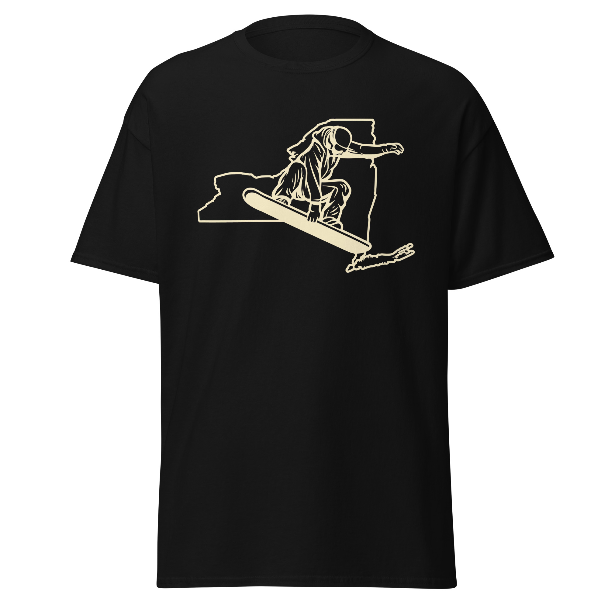 New York State Snowboarder Unisex classic tee - Image 3