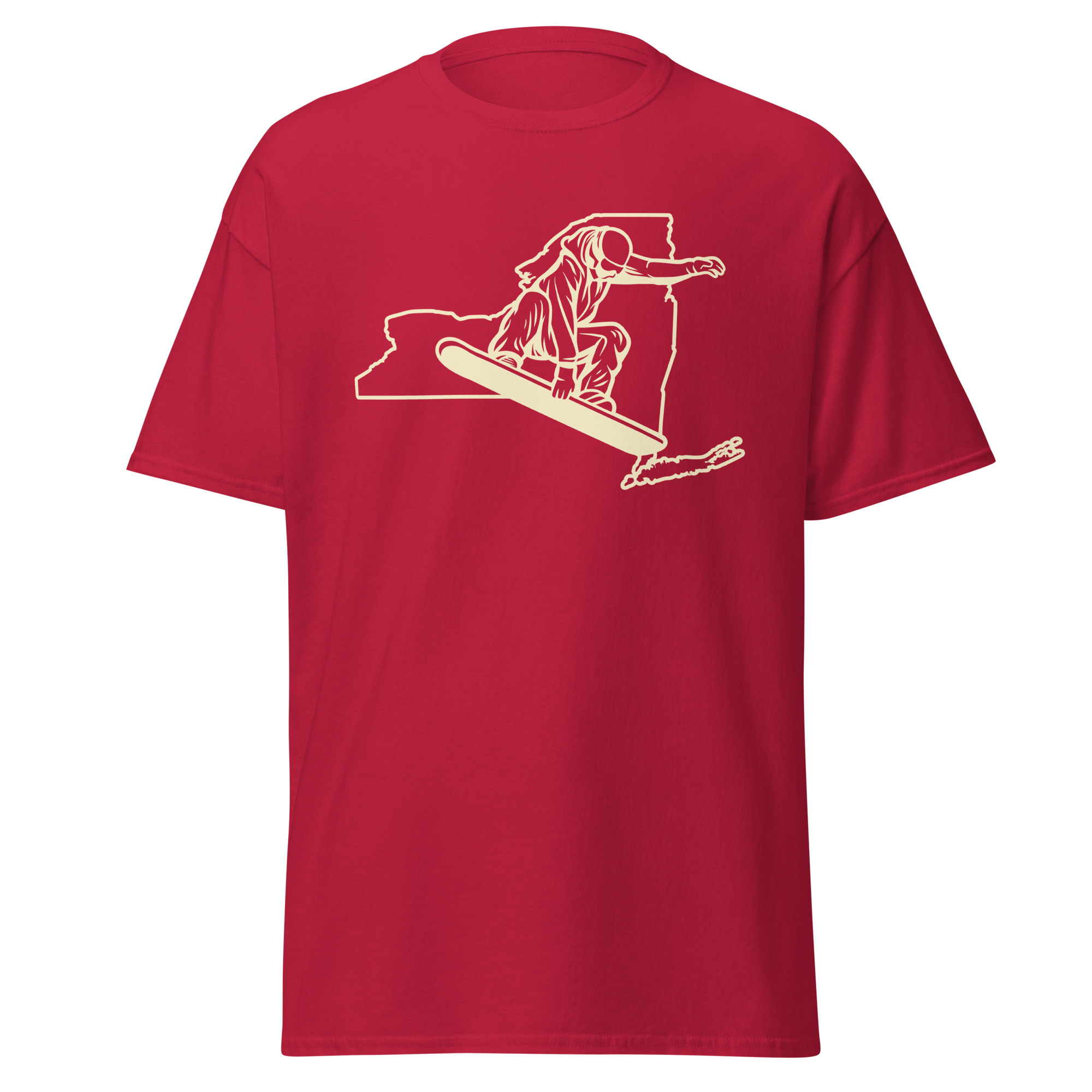 New York State Snowboarder Unisex classic tee - Image 7