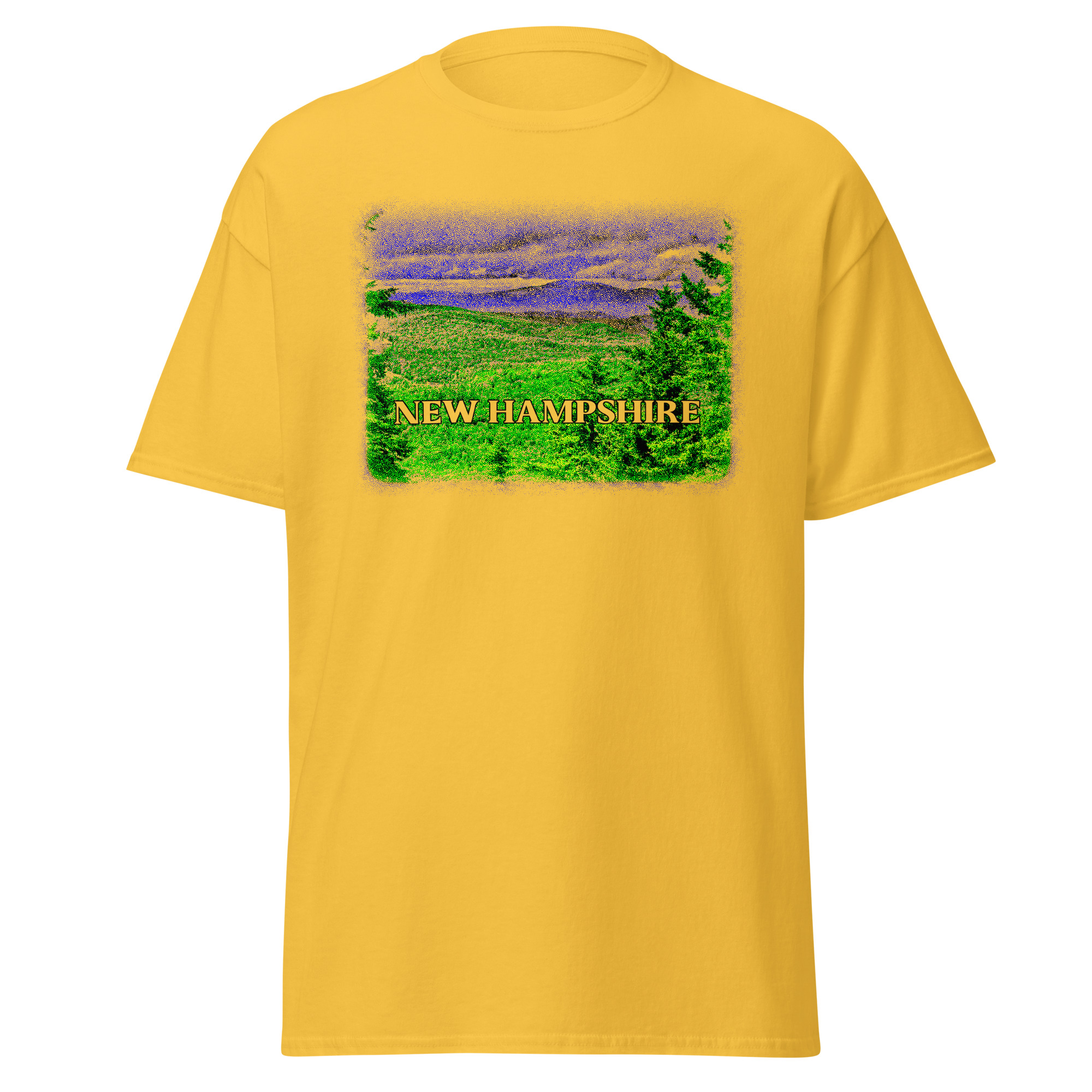 New Hampshire Pointillist Unisex classic tee - Image 4