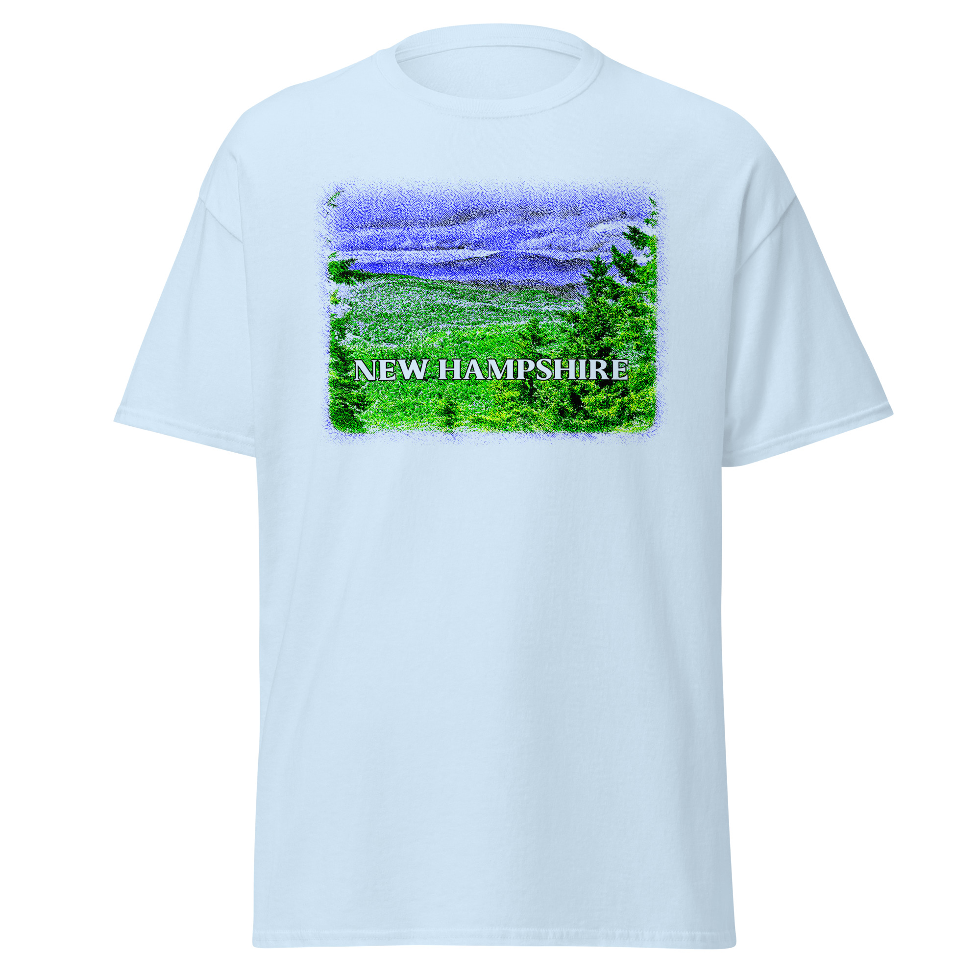 New Hampshire Pointillist Unisex classic tee - Image 9