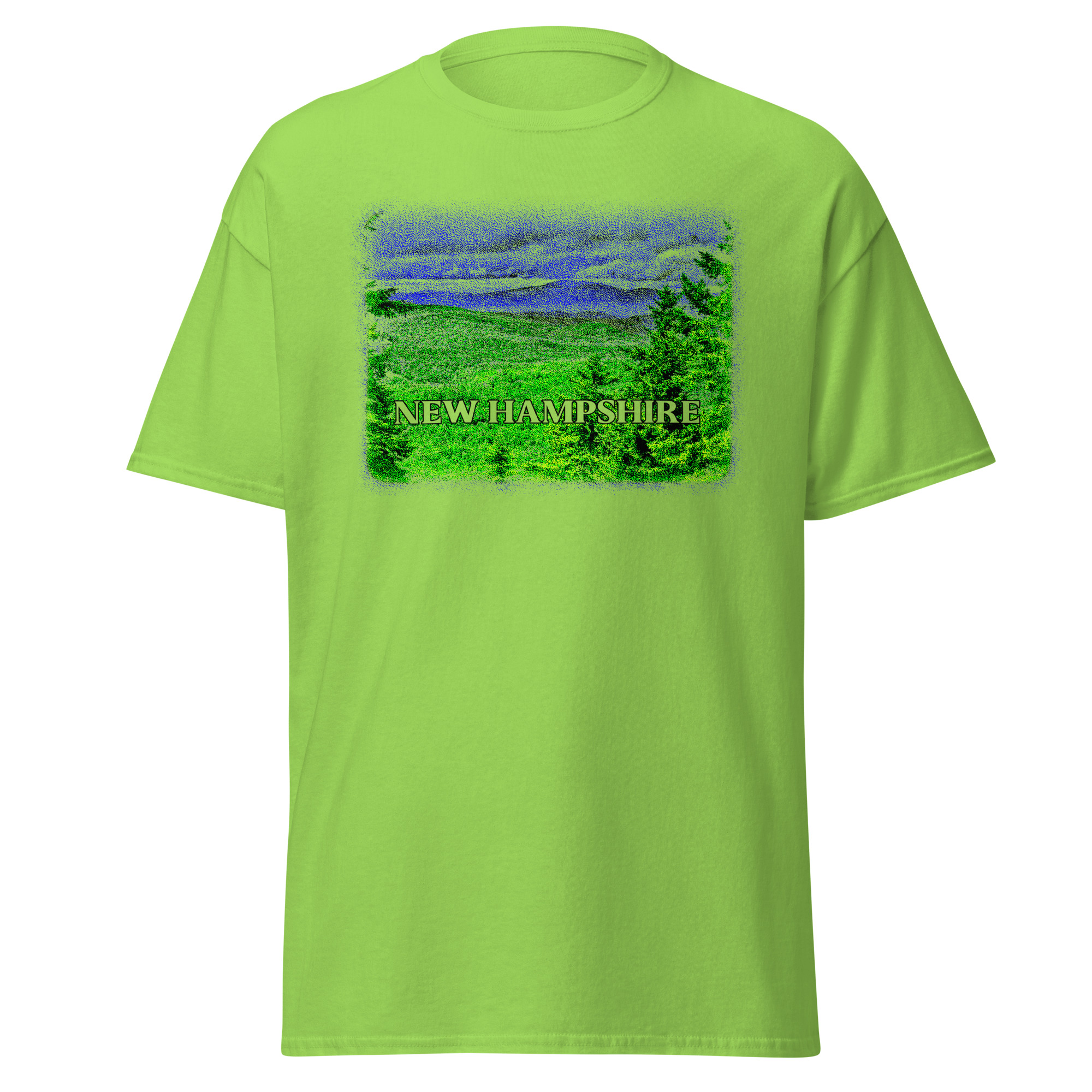 New Hampshire Pointillist Unisex classic tee - Image 3
