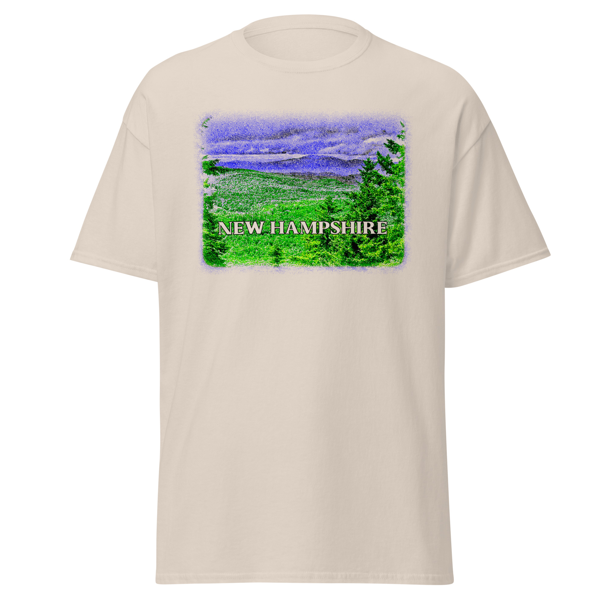 New Hampshire Pointillist Unisex classic tee - Image 6
