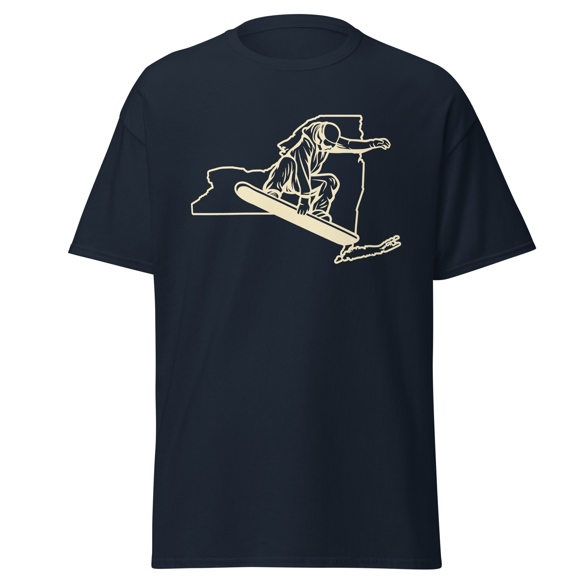 New York State Snowboarder Unisex classic tee - Image 4