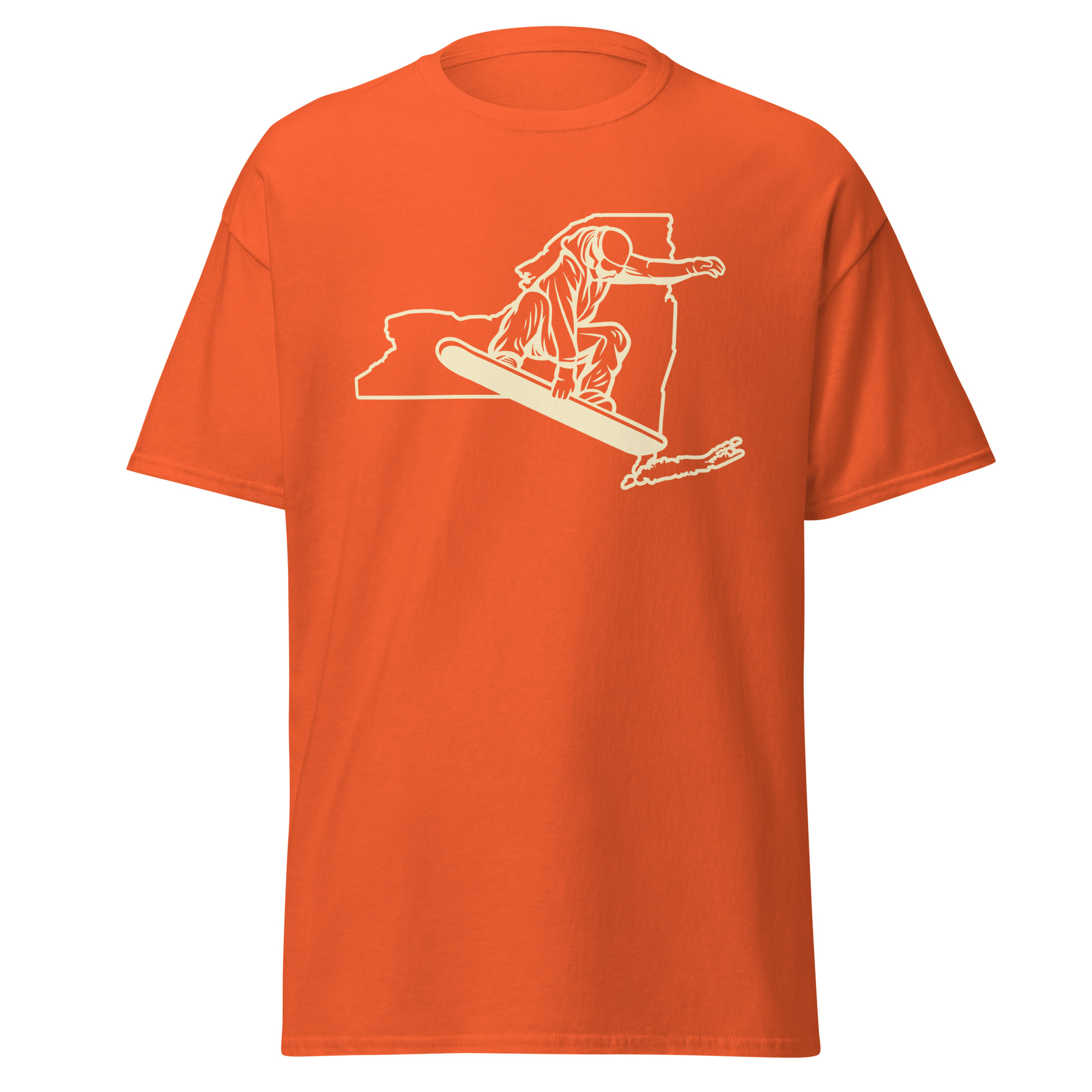 New York State Snowboarder Unisex classic tee - Image 11