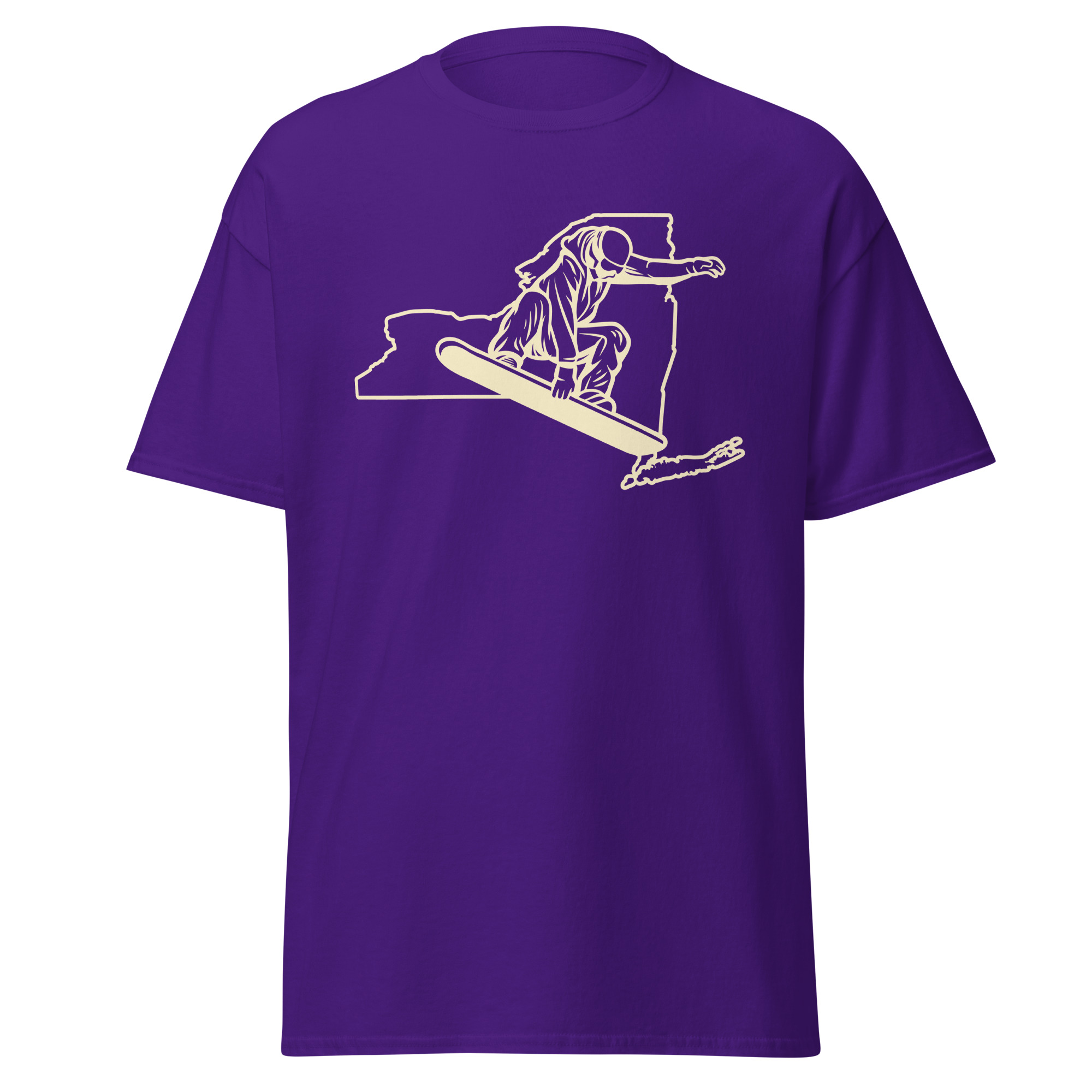 New York State Snowboarder Unisex classic tee - Image 5