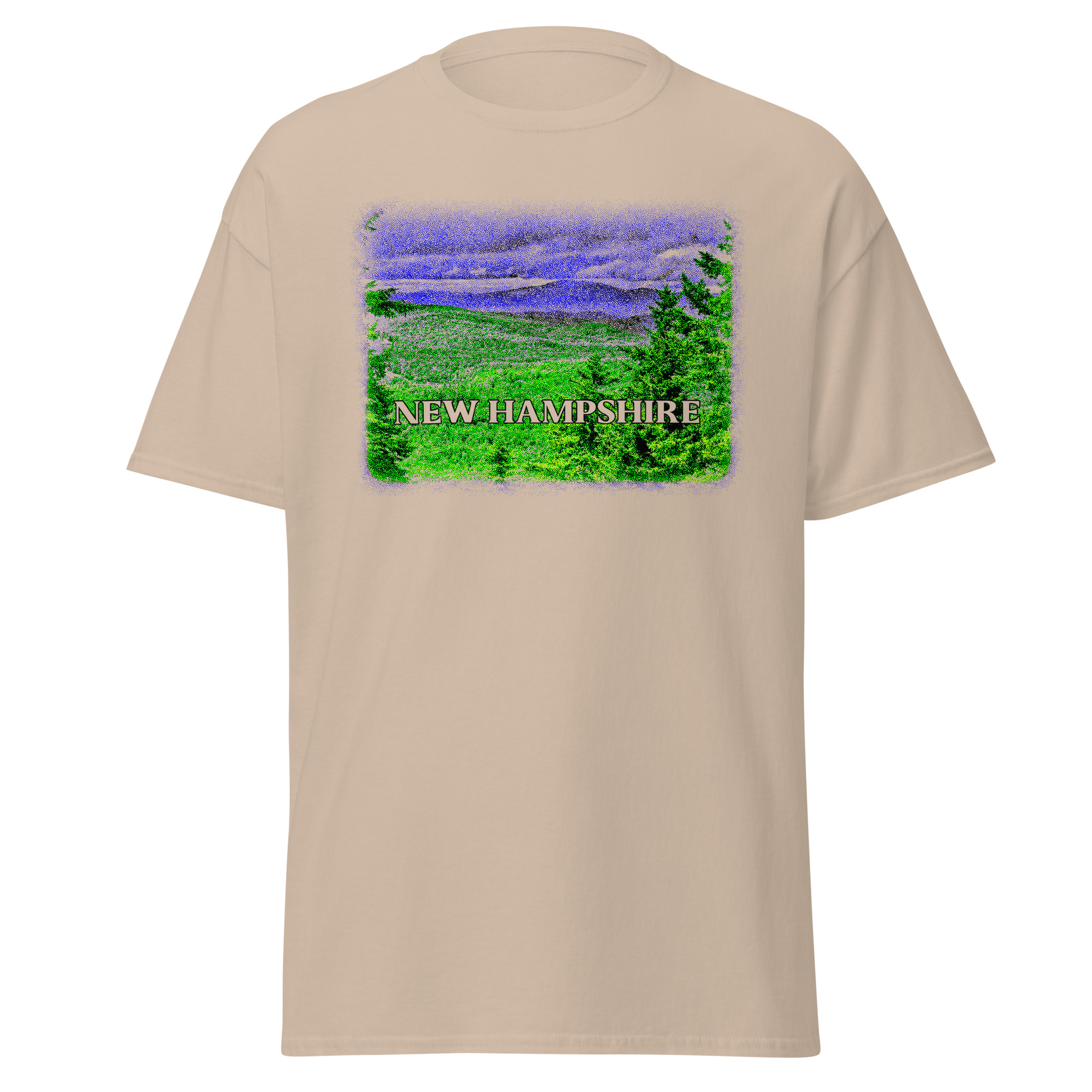 New Hampshire Pointillist Unisex classic tee - Image 2