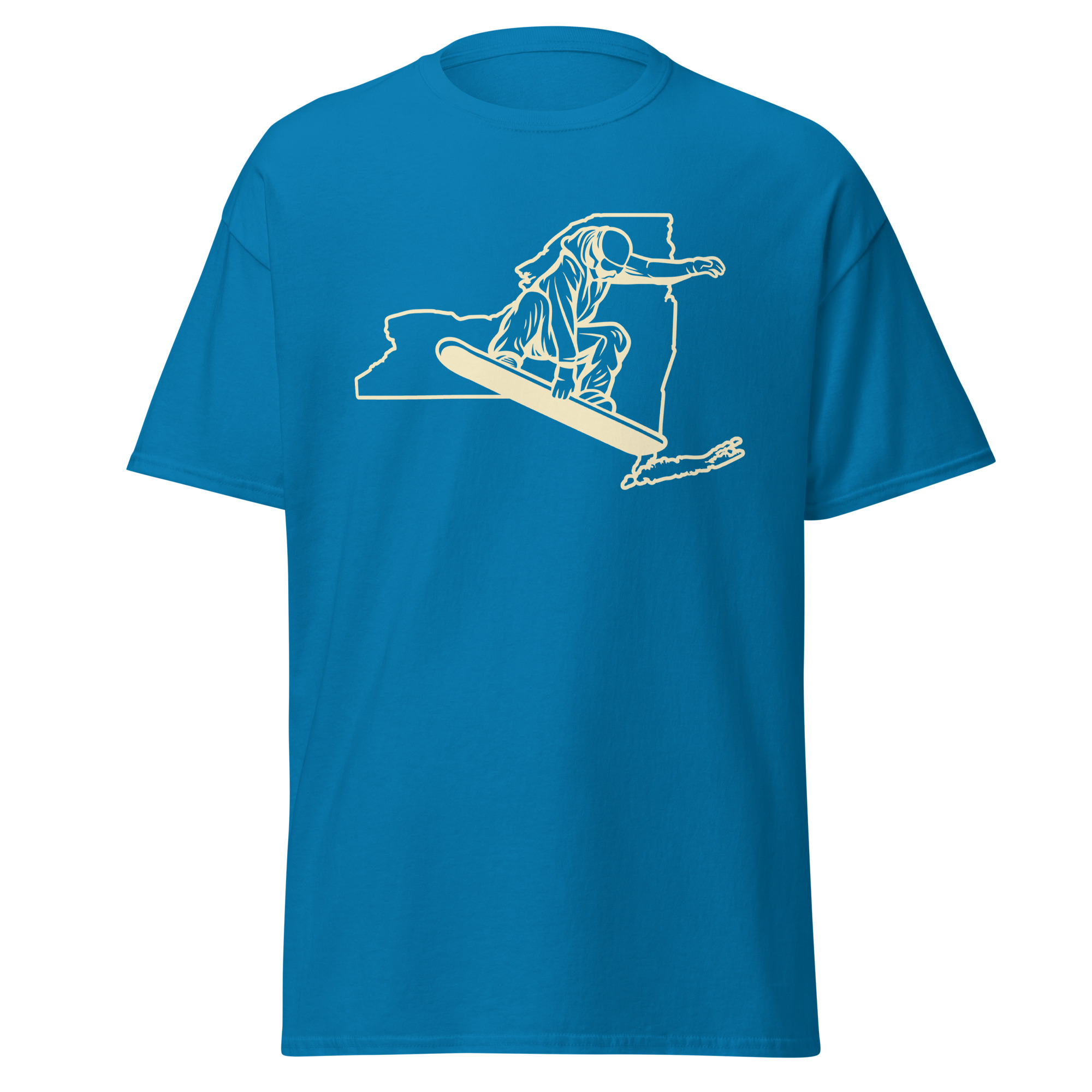 New York State Snowboarder Unisex classic tee - Image 9