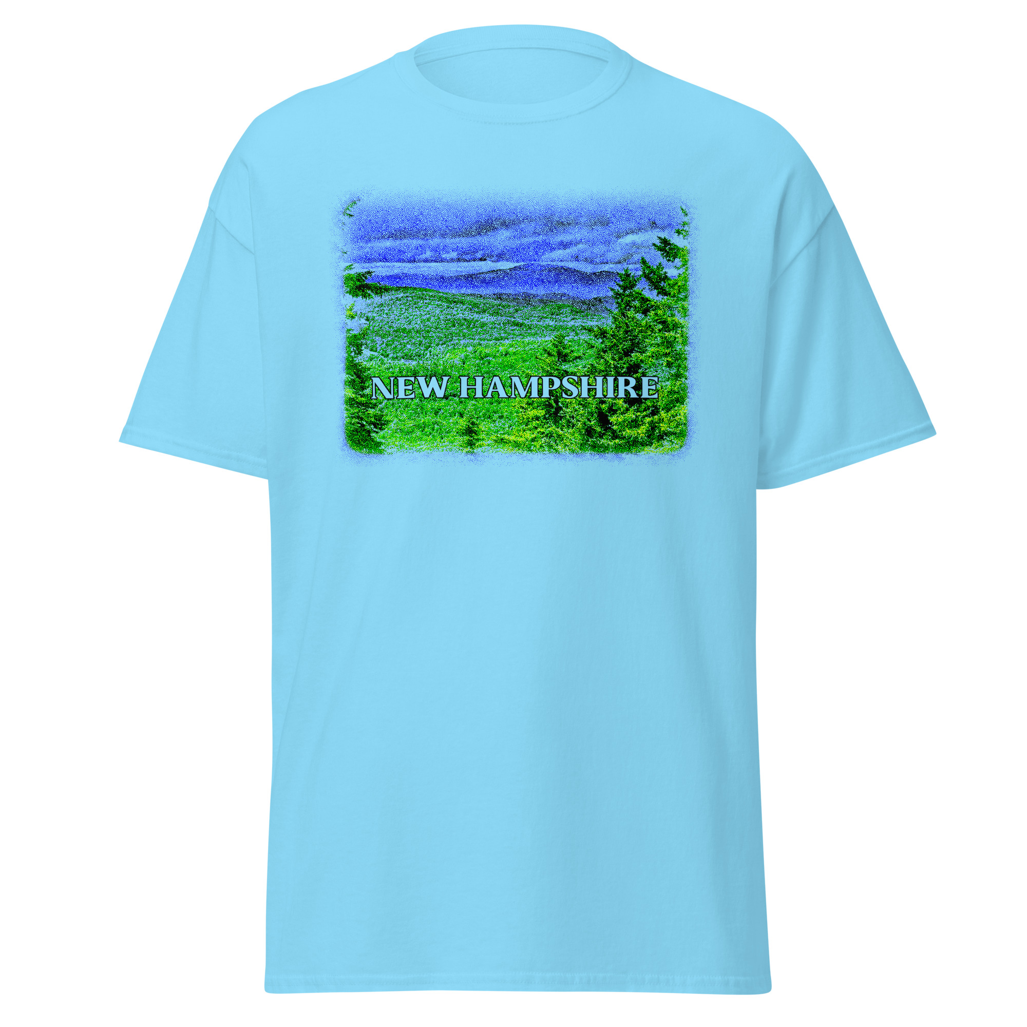 New Hampshire Pointillist Unisex classic tee - Image 5