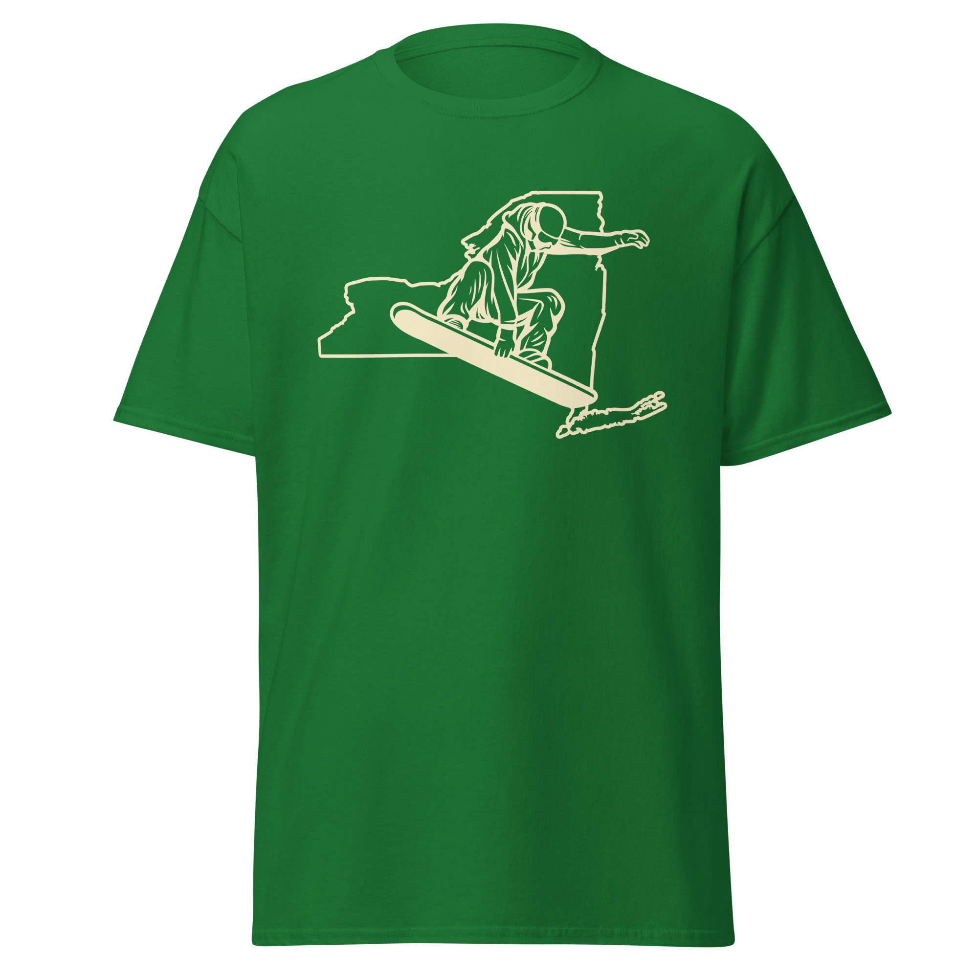 New York State Snowboarder Unisex classic tee - Image 8