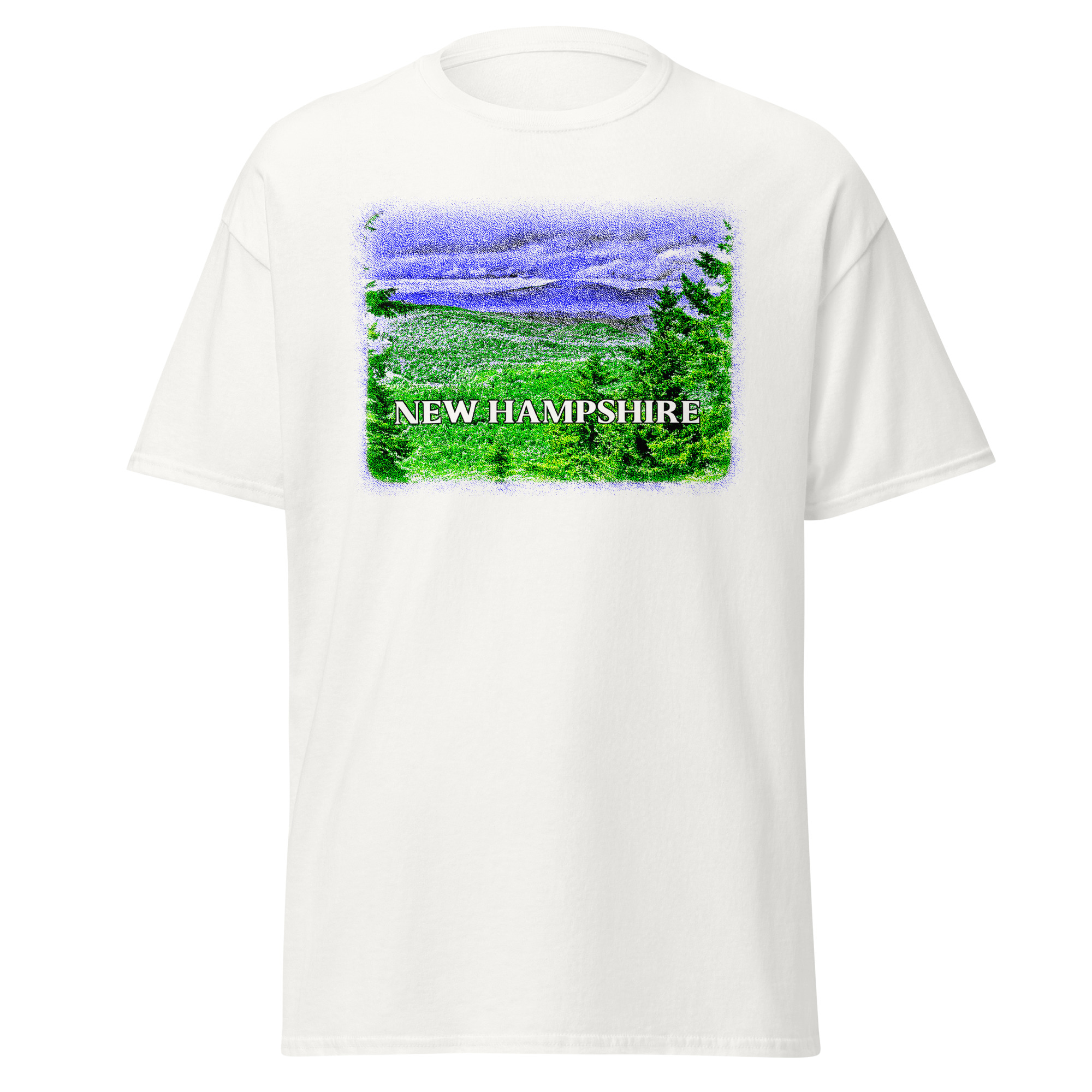 New Hampshire Pointillist Unisex classic tee - Image 10